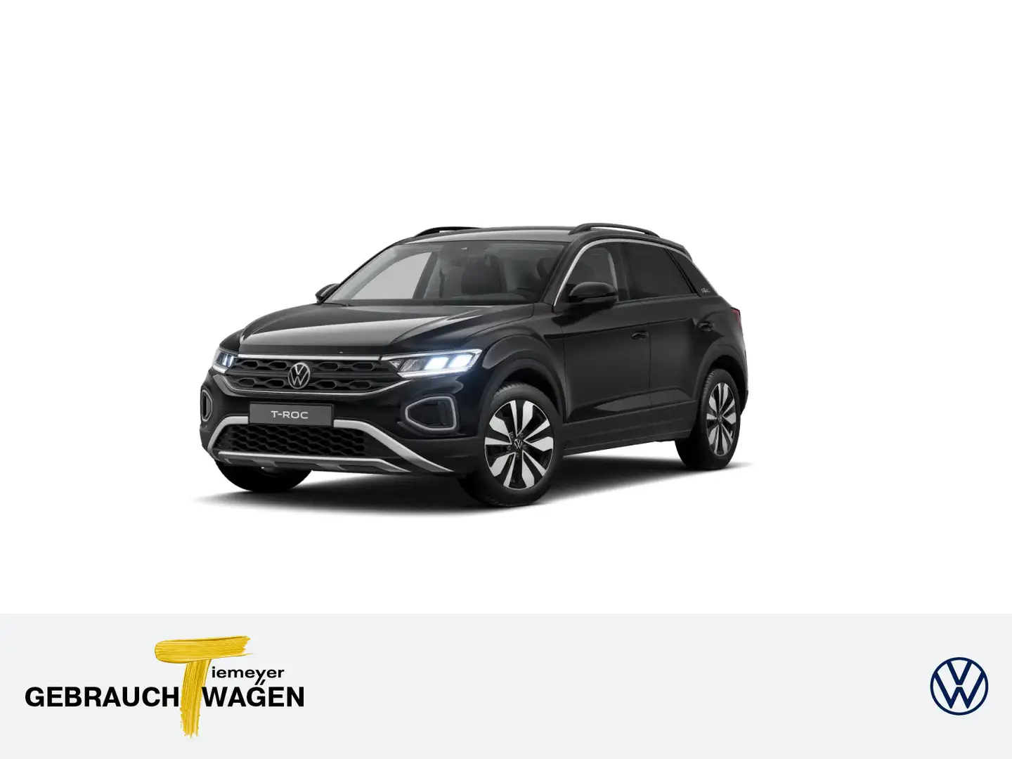 Volkswagen T-Roc 1.0 TSI GOAL NAVI LED SITZHZG PDC Schwarz - 1