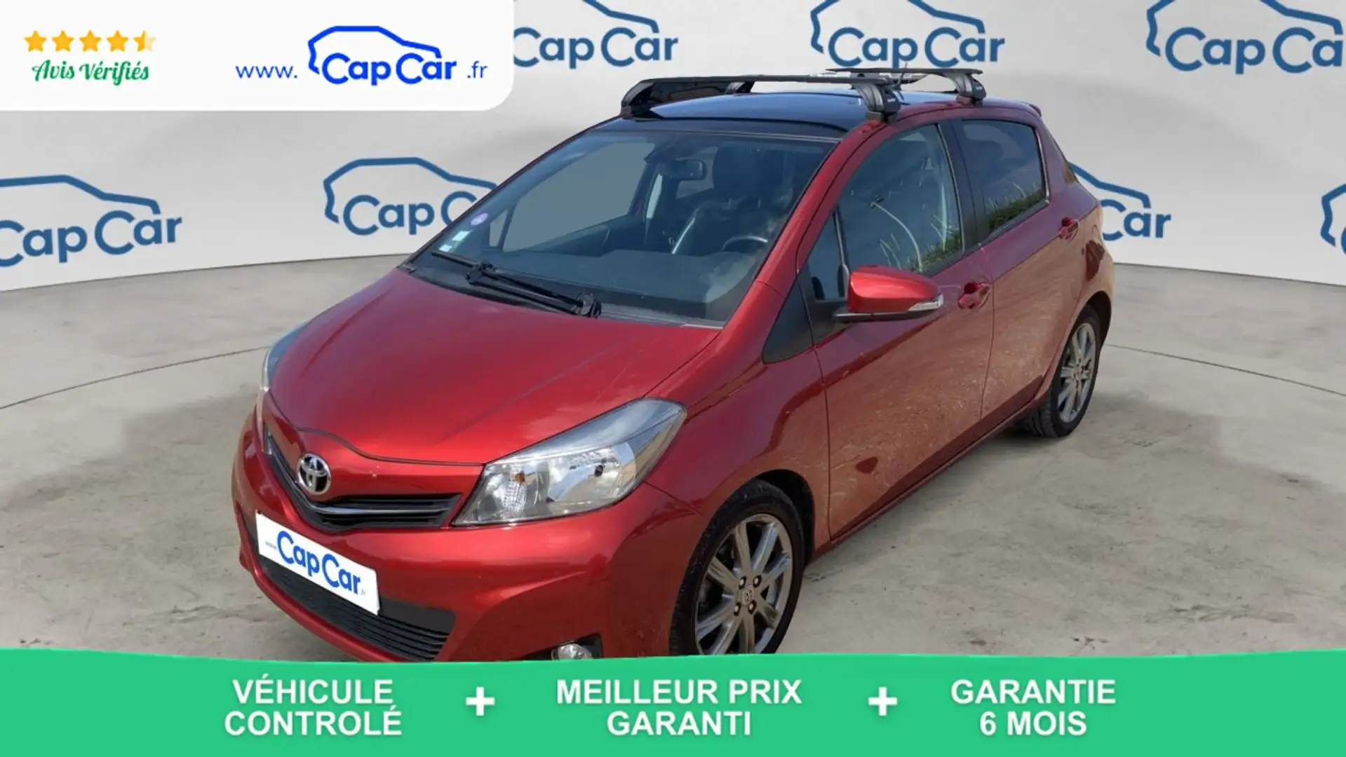 Toyota Yaris 1.33 VVTi 99 Multidrive S Design Rouge - 1
