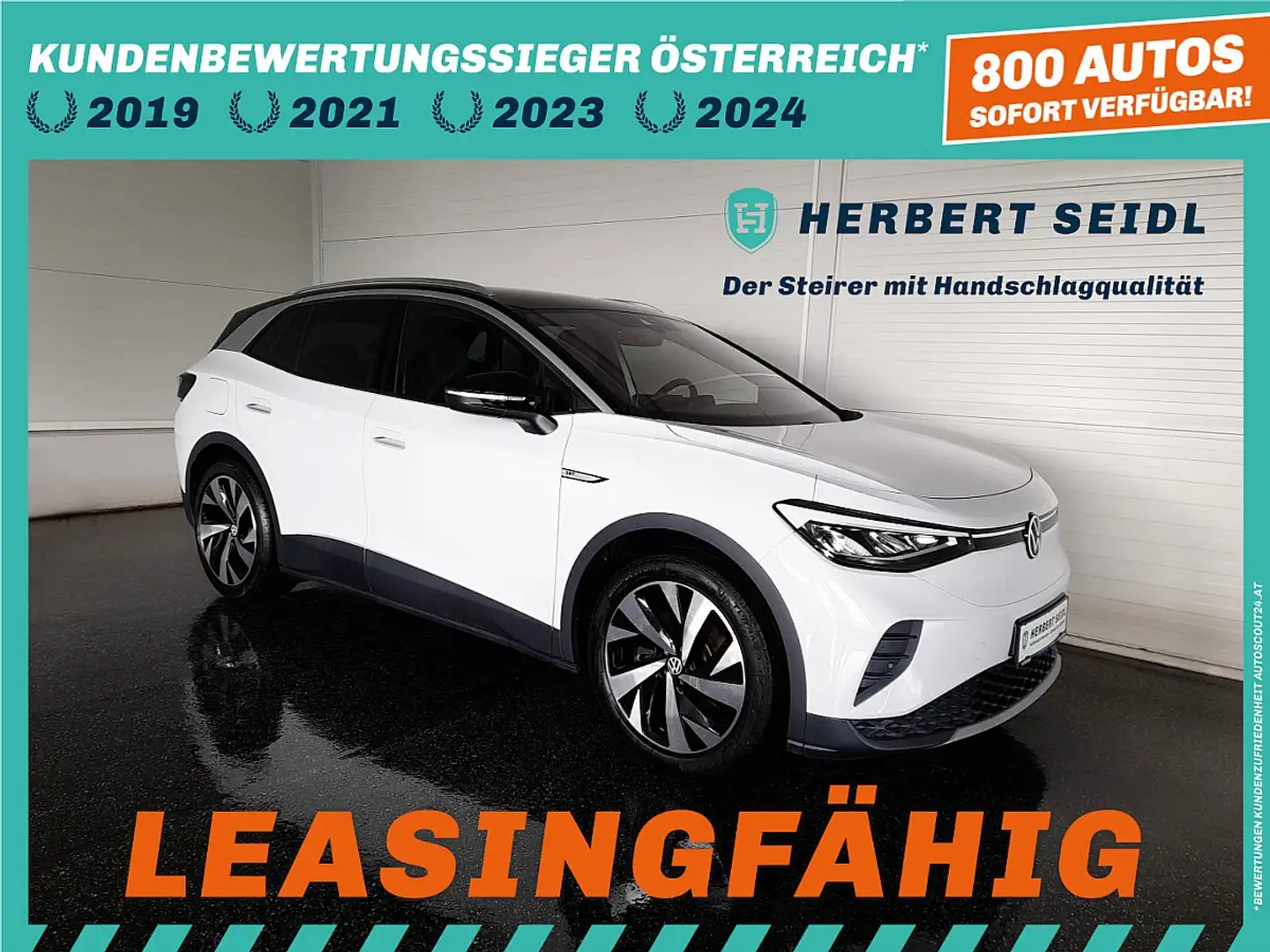 Volkswagen ID.4 ID. 4 FIRST EDITION 77kWh *20 ZOLL / LED / NAVI... Weiß - 1