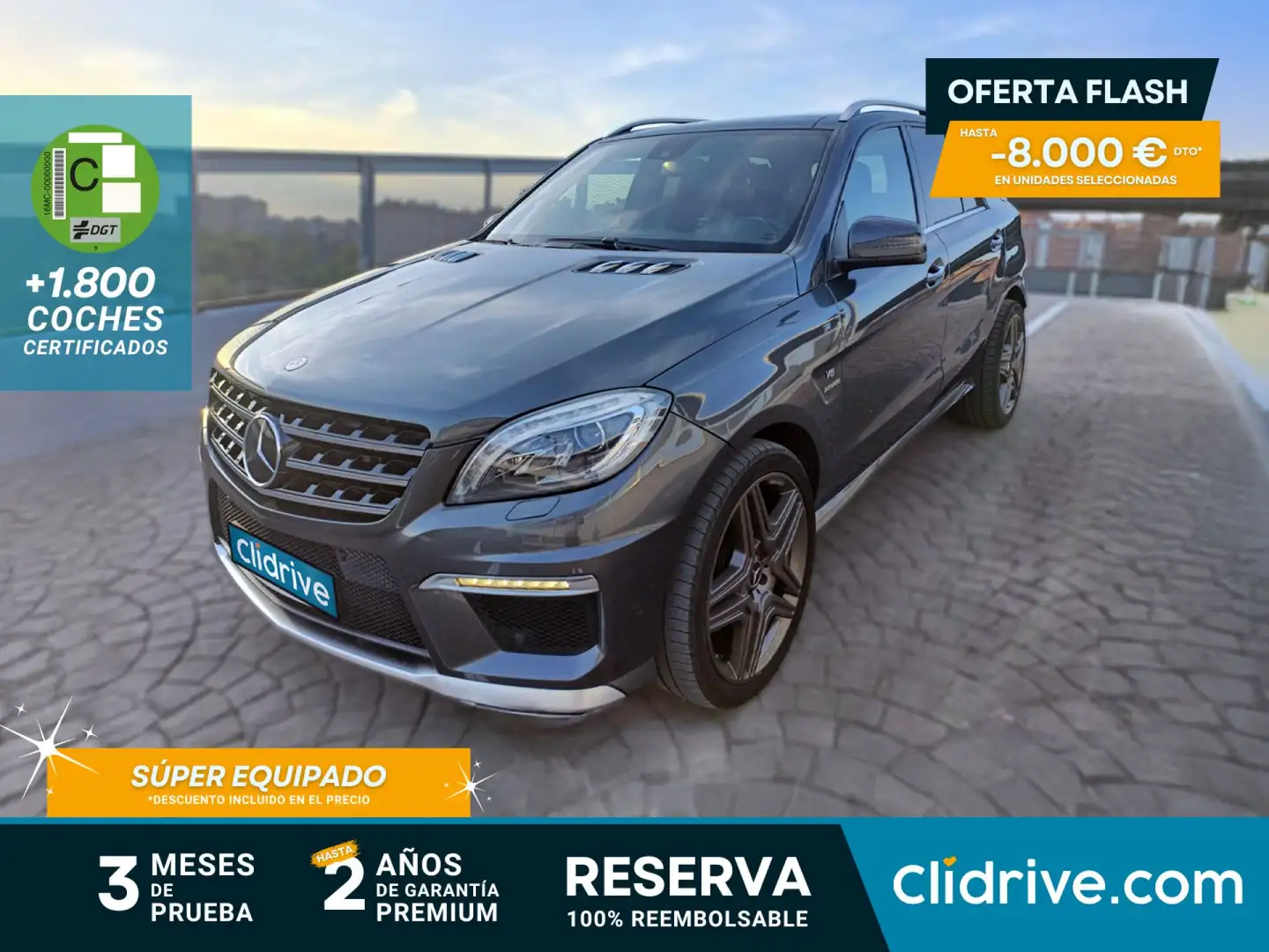 Mercedes-Benz ML 63 AMG 4M Aut. Чёрный - 1
