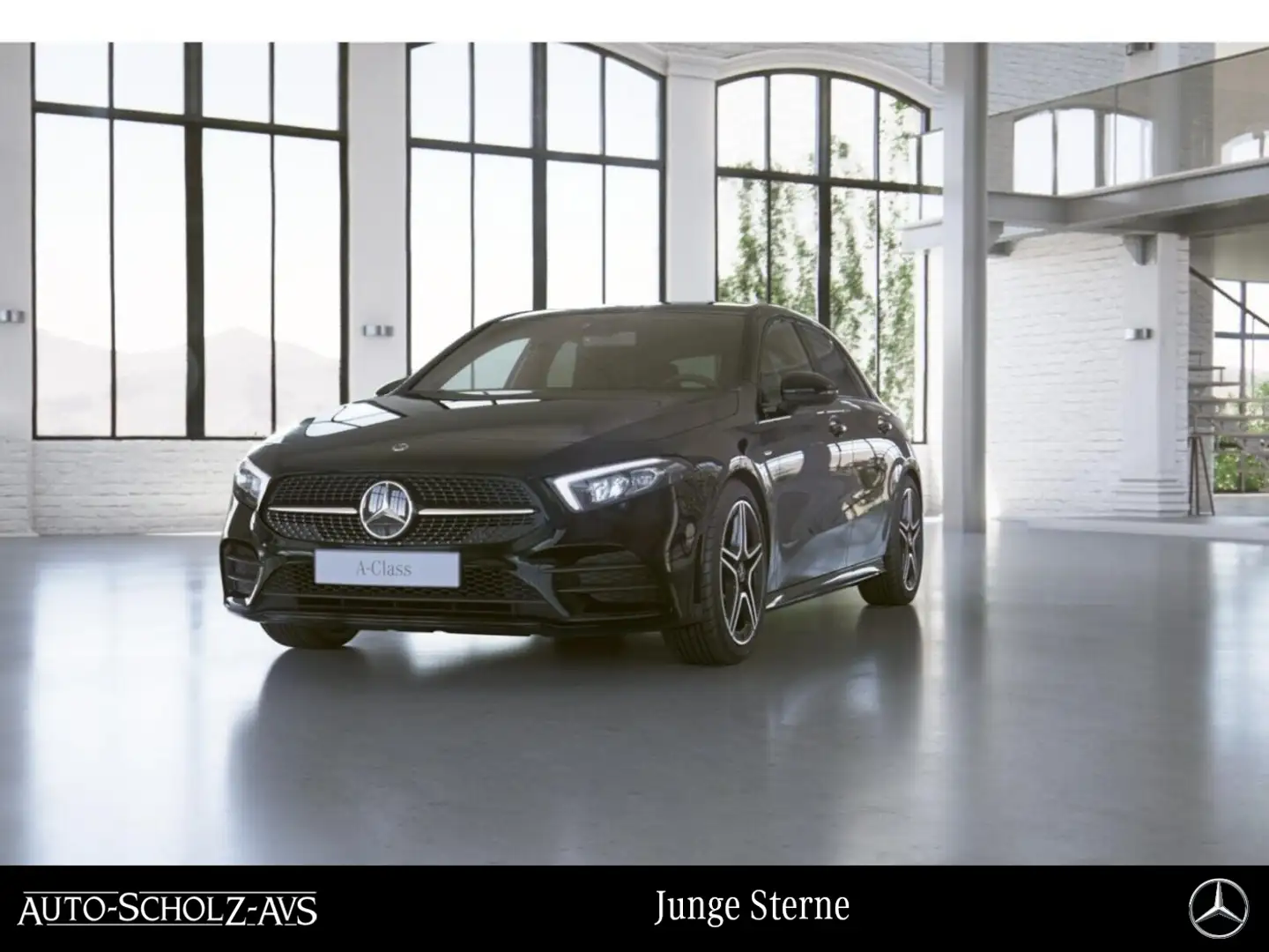 Mercedes-Benz A 180 Kompaktlimousine AMG Night*KAM*AmbiLight** Schwarz - 1