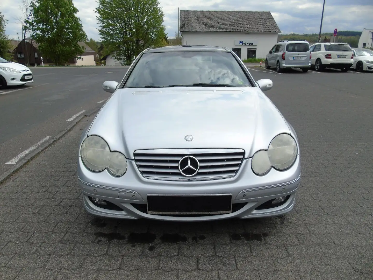 Mercedes-Benz C 200 Sportcoupe Kompressor Aut. **PANO*KLIMA** Zilver - 2