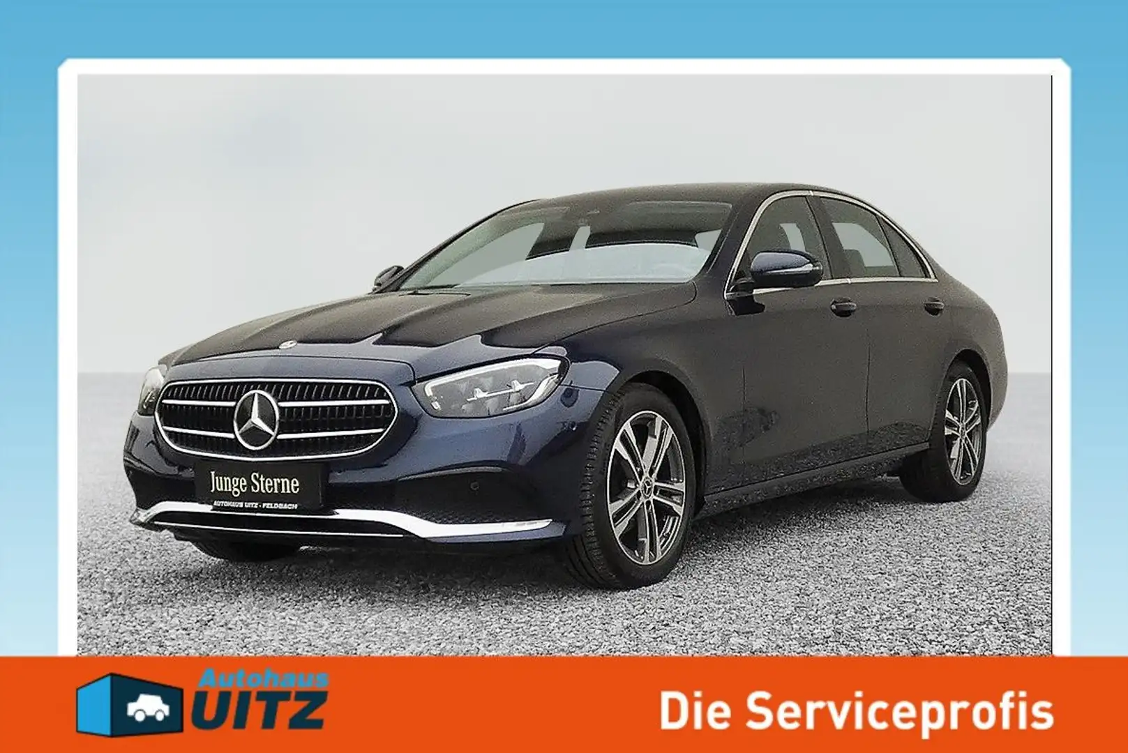 Mercedes-Benz E 200 d Limo +Rfk+Navi+LED+Shz+Ambiente+MBUX Blu/Azzurro - 1