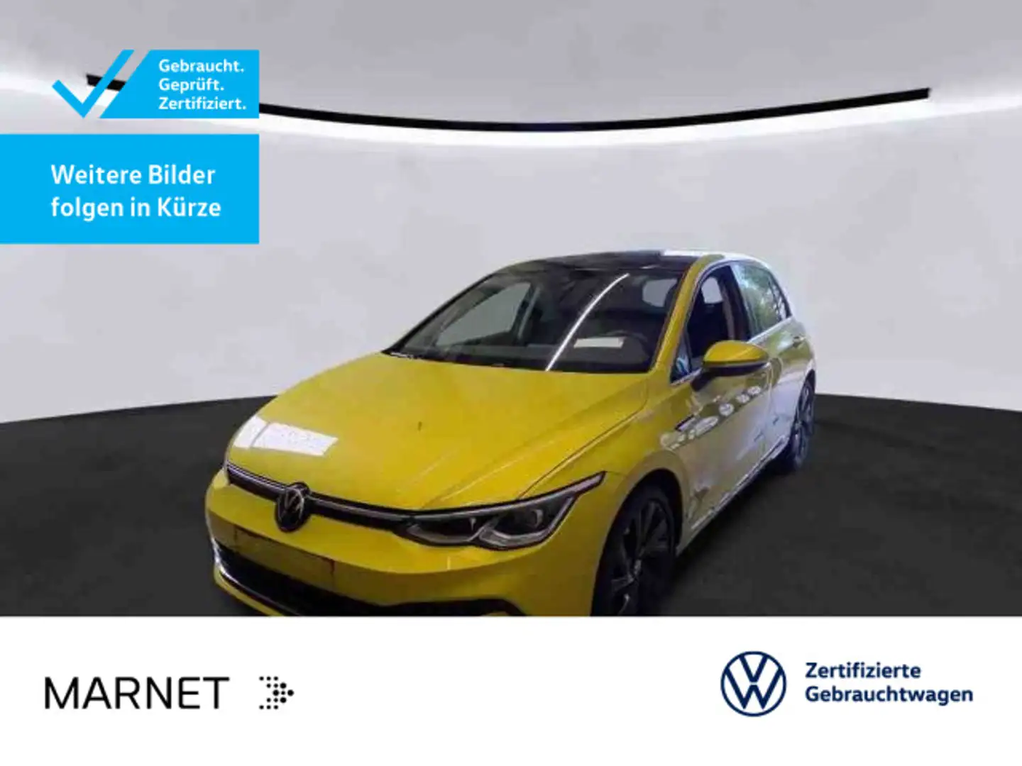 Volkswagen Golf VIII 1.5 eTSI DSG Style *Navi*Pano*IQ-Light Gelb - 1