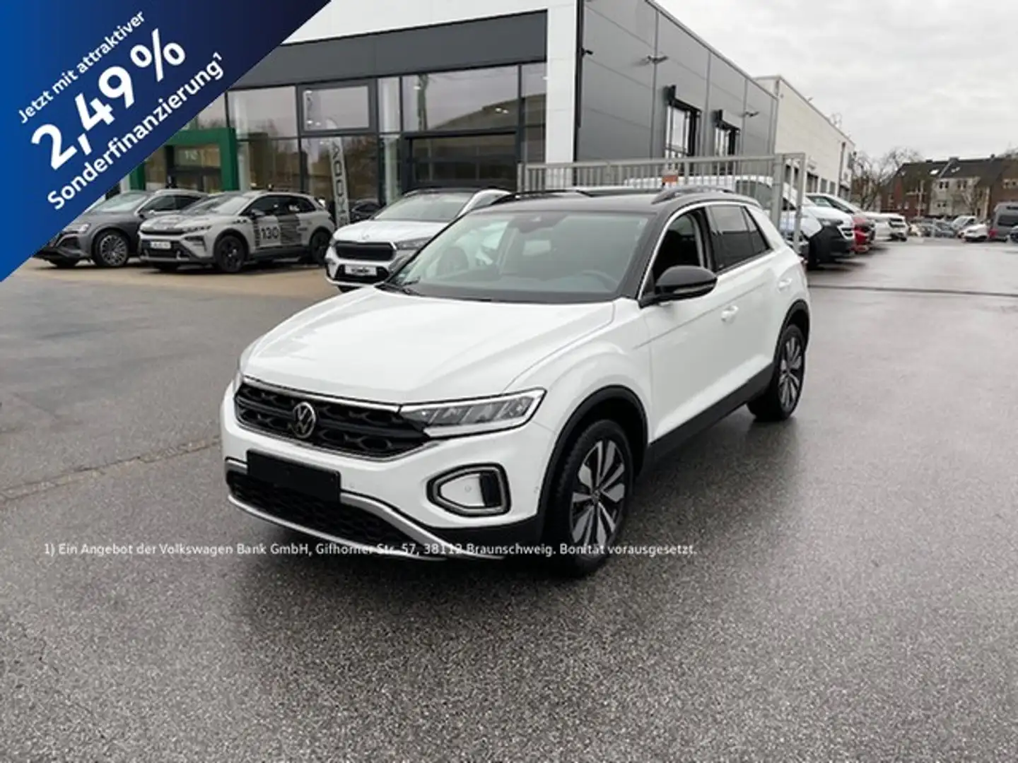 Volkswagen T-Roc 1.5TSi DSG Move R-Kamera ACC NaviMedia 17Zoll L... Weiß - 1