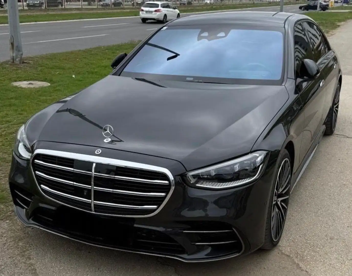 Mercedes-Benz S 400 d 4Matic L*AMG LINE*1.HAND*UNFALLFREI* Grau - 1