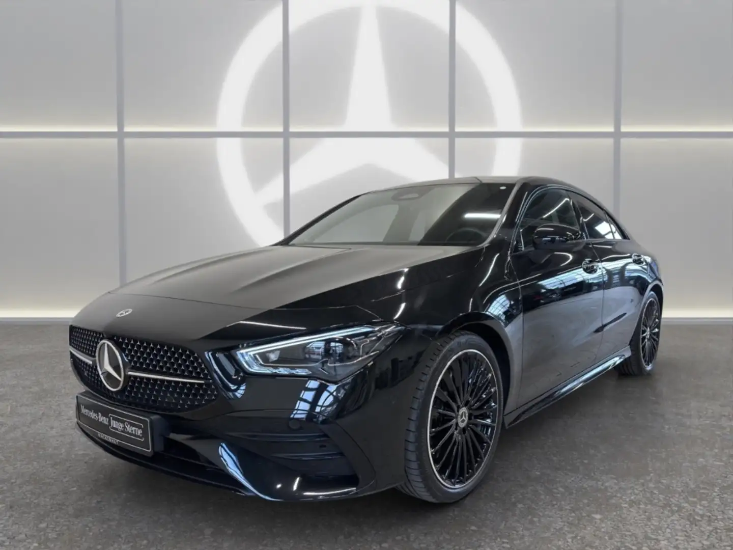 Mercedes-Benz CLA 220 4M AMG NIGHT+PANO+STDHZ+HUD+DISTR+MULTIB Noir - 1