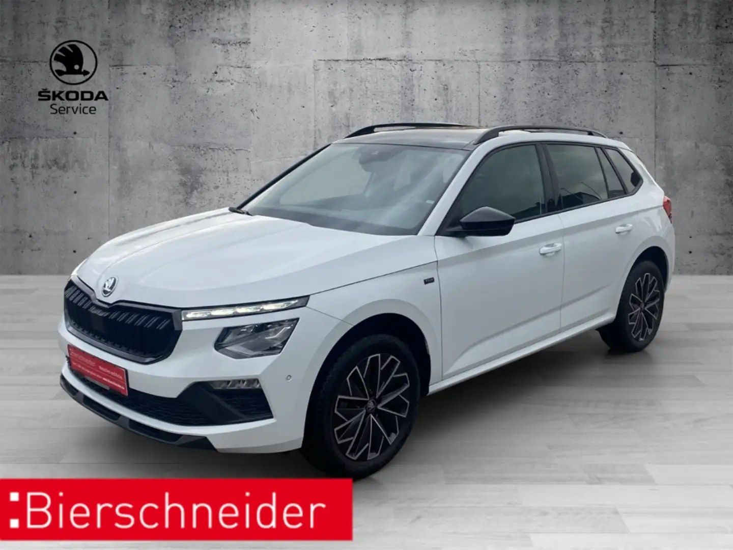 Skoda Kamiq 1.5 TSI DSG Selection Pano AHK Matrix Kamera Weiß - 1
