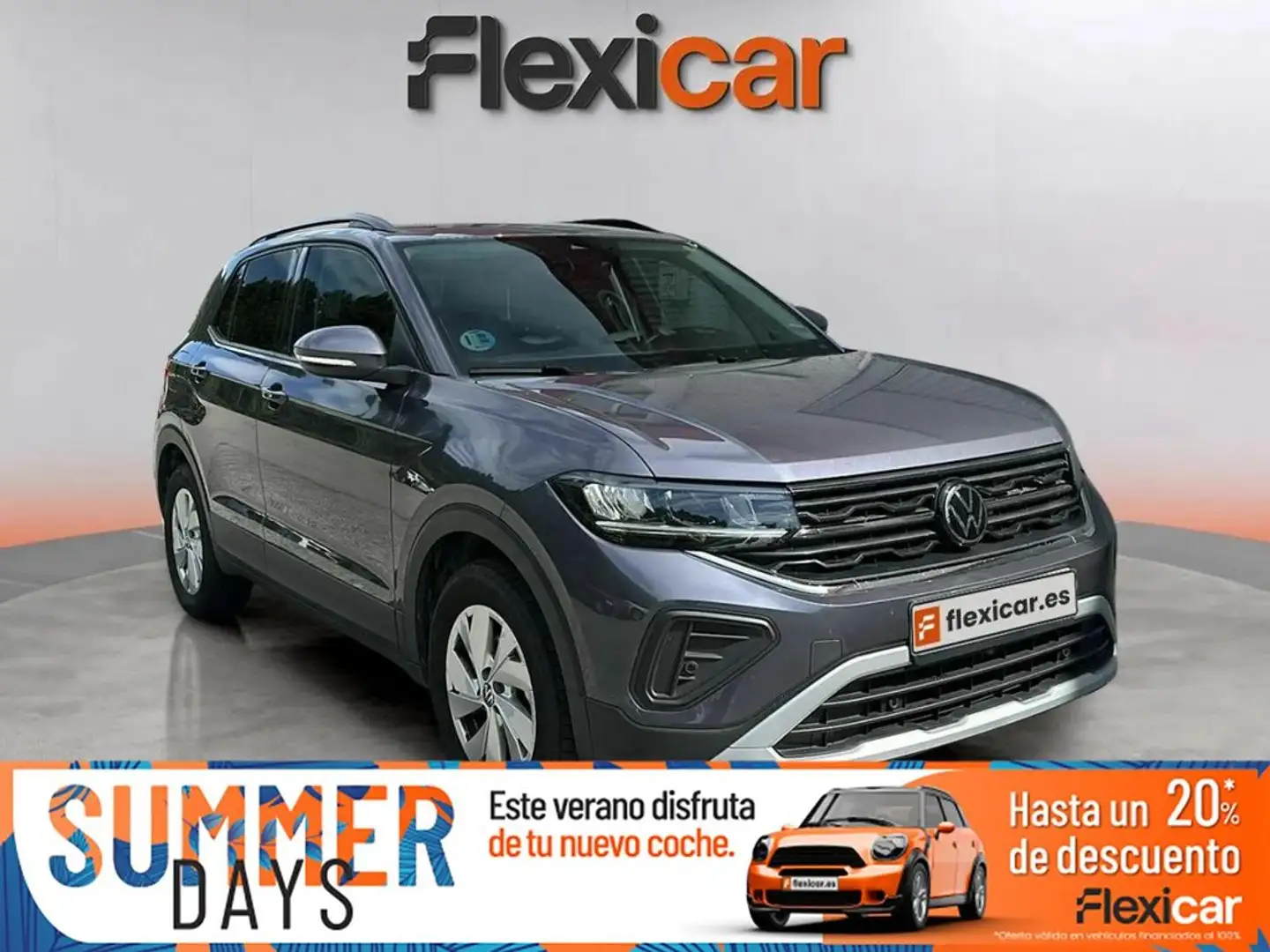 Volkswagen T-Cross 1.0 TSI Life 70kW Gris - 1
