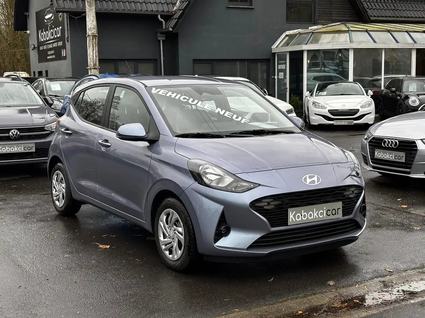 Hyundai i10 1.0i 63cv/V.N 10KMS/CAM.REC/GPS/A.C/GARANTIE Bleu - 1