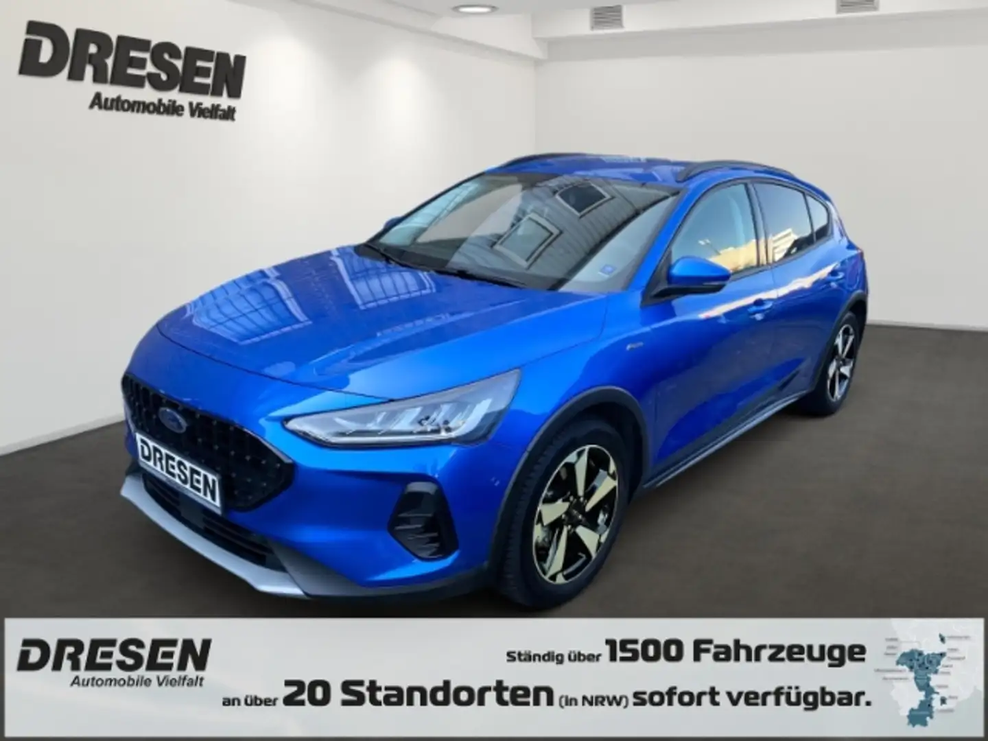 Ford Focus 1.0 EcoBoost Active X + Ganzjahresreifen + AHK abn Blau - 1