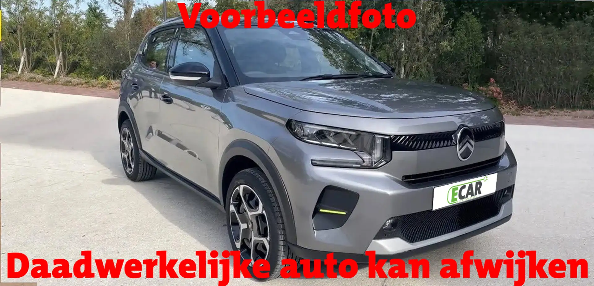 Citroen C3 Ë-C3 Max 44 kWh | Zwart dak | Winterpakket | Foto' Grijs - 1