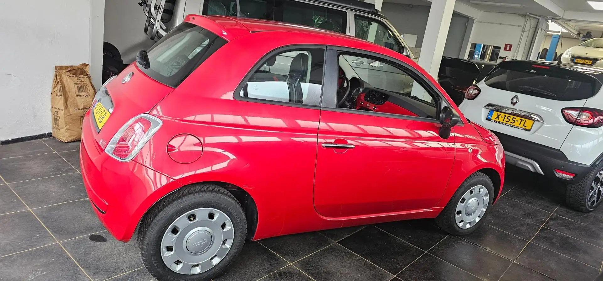 Fiat 500 1.2 Pop airco lage kms Rot - 2