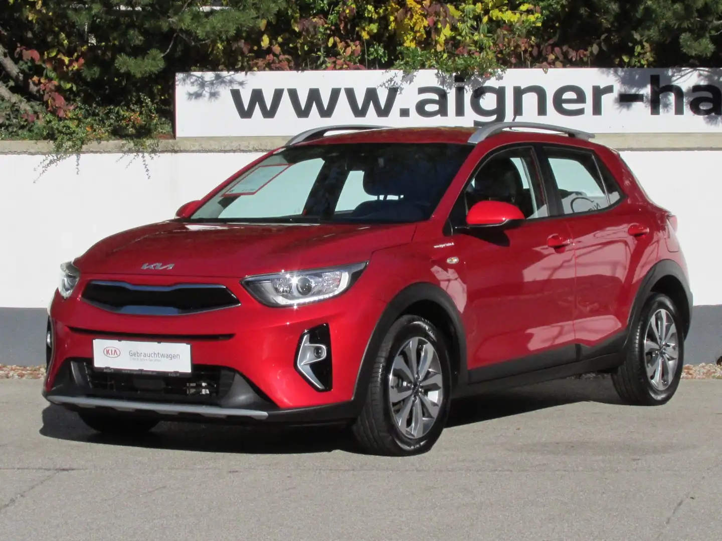 Kia Stonic 1,0 TGDI GPF ISG Silber DCT Aut. Rot - 1