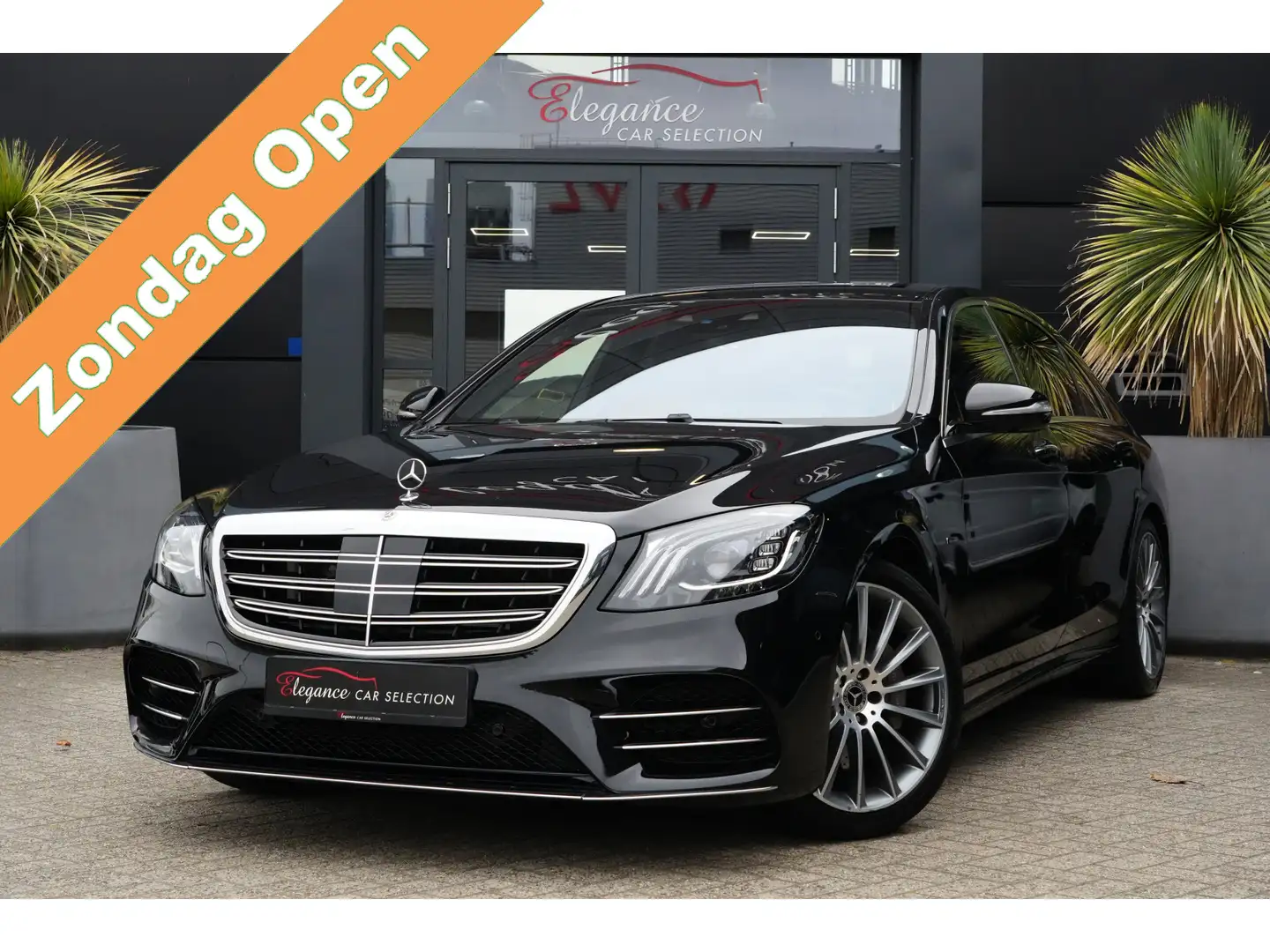 Mercedes-Benz S 560 E Lang Premium Plus 368pk Navigatie/HUD/360Camera/Bu Black - 1