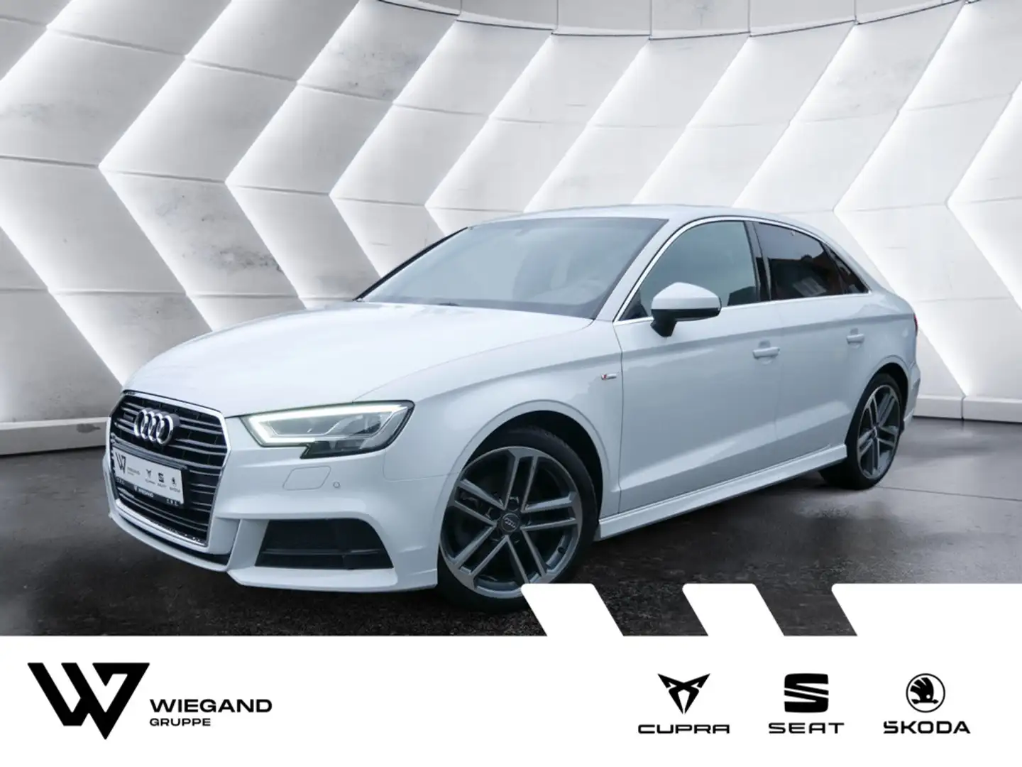 Audi A3 Limousine 2.0 FSI quattro sport LED S-LINE Blanc - 1