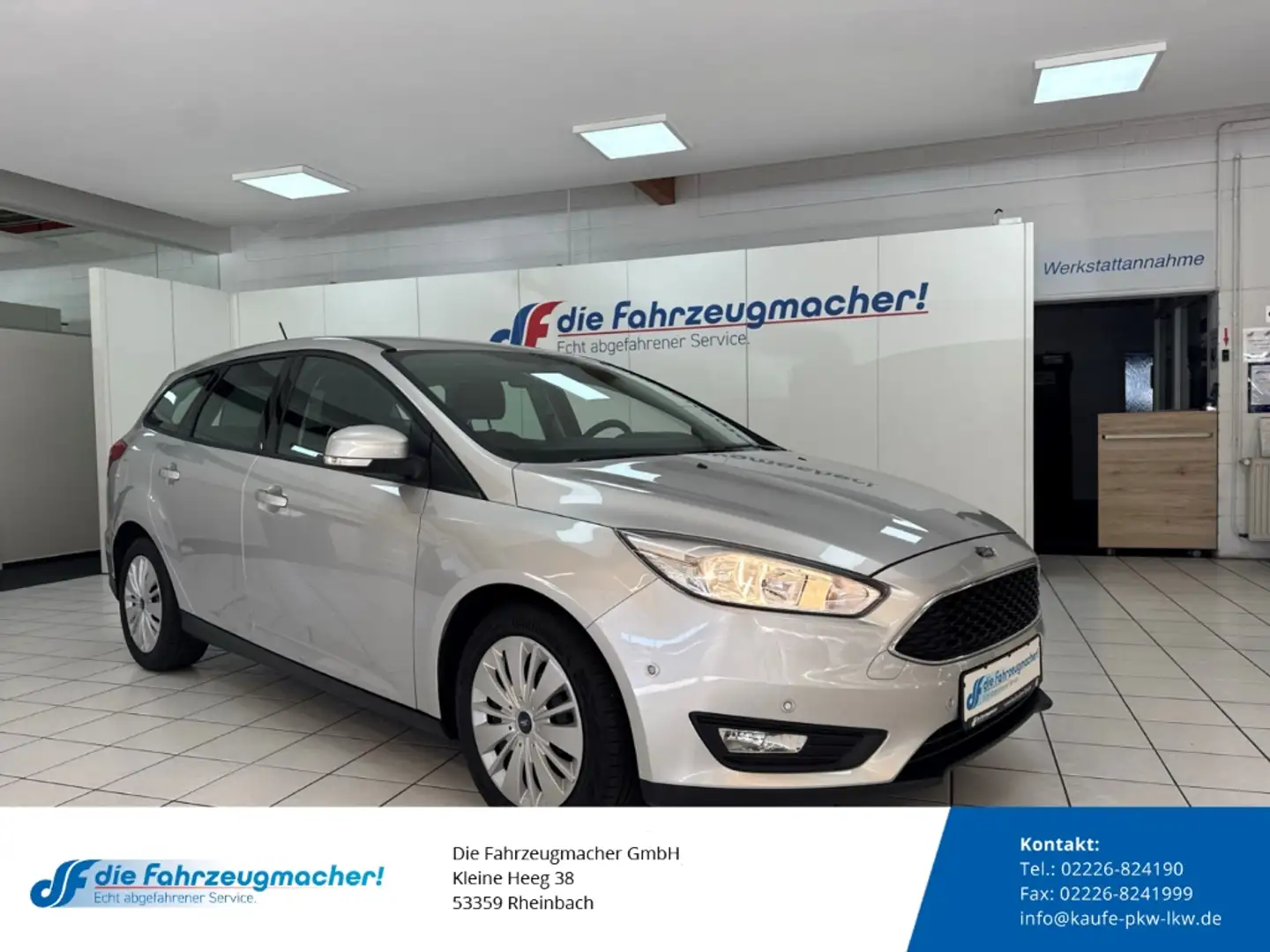 Ford Focus Turnier Business 1.5 TDCi Navi Apple CarPlay Andro Zilver - 1