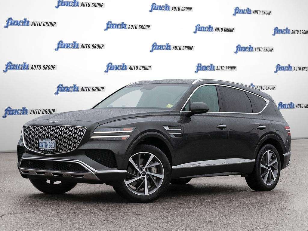 2026 Genesis GV80 3.5T Advanced w/Tech Pkg AWD 7P Quilted Nappa Leather Interior | 27 Inch OLED Screen | Heated & Ventilated Front & Second