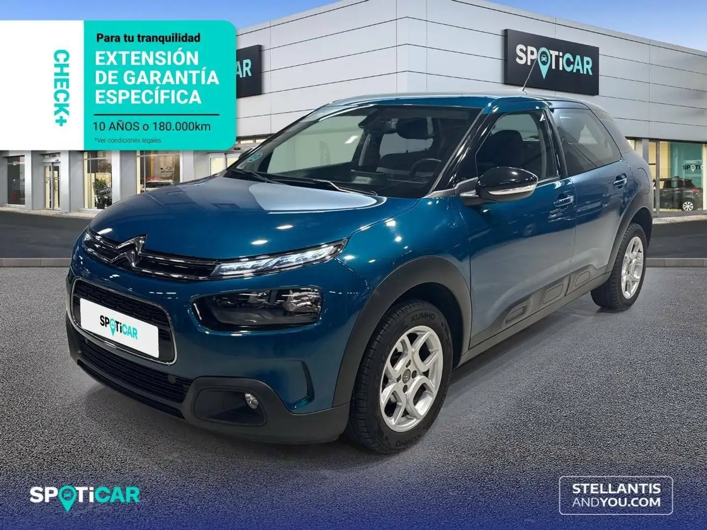 Citroen C4 Cactus 1.2 PureTech S&S Feel EAT6 110 Blauw - 1