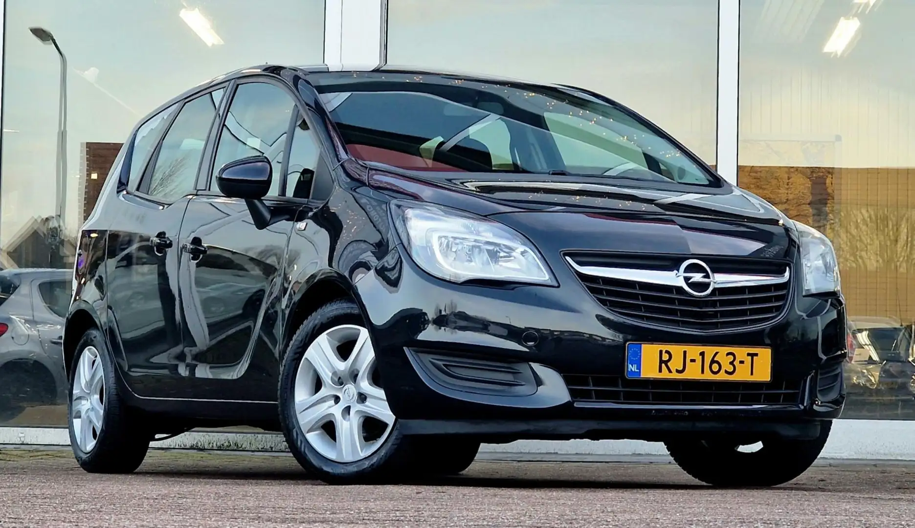Opel Meriva 1.4 Turbo Edition Airco APK 02-2025 Mooi! Zwart - 2