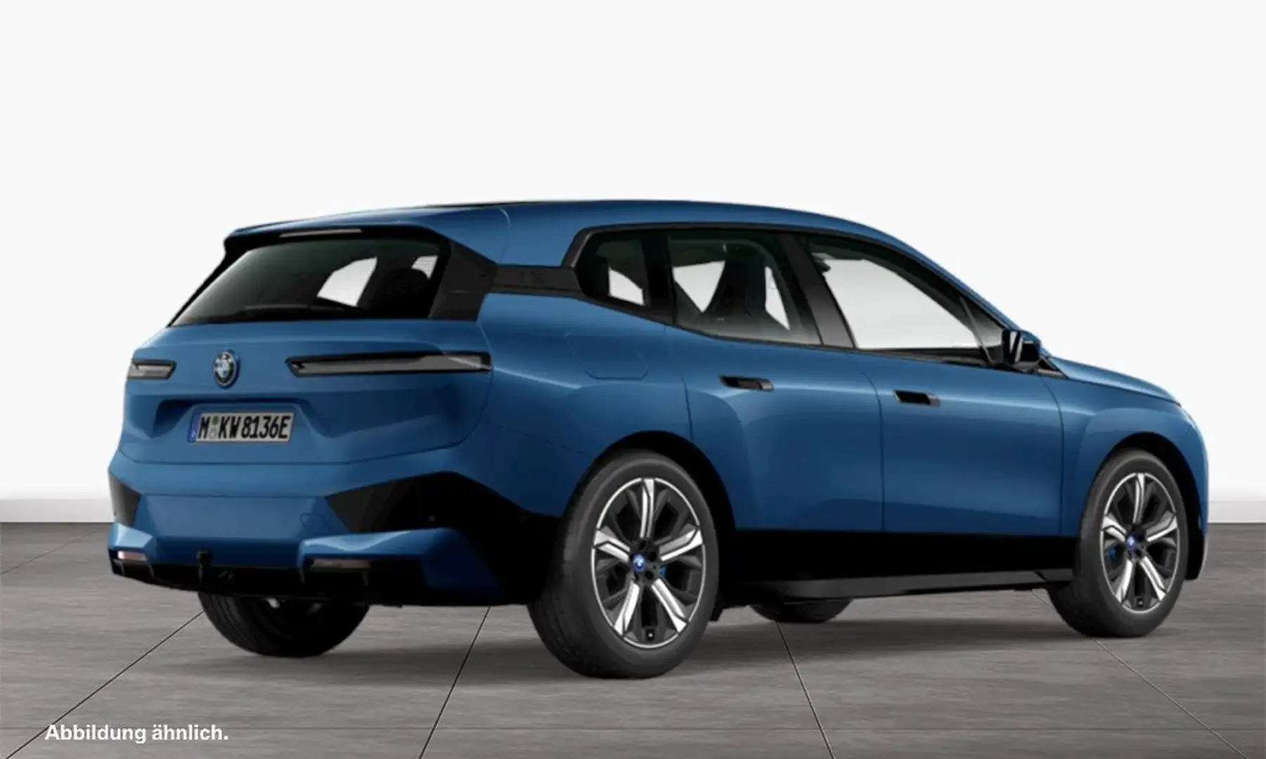 BMW iX xDrive40 Sportpaket/SkyLounge/Driving+/Parking+/AH Modrá - 2