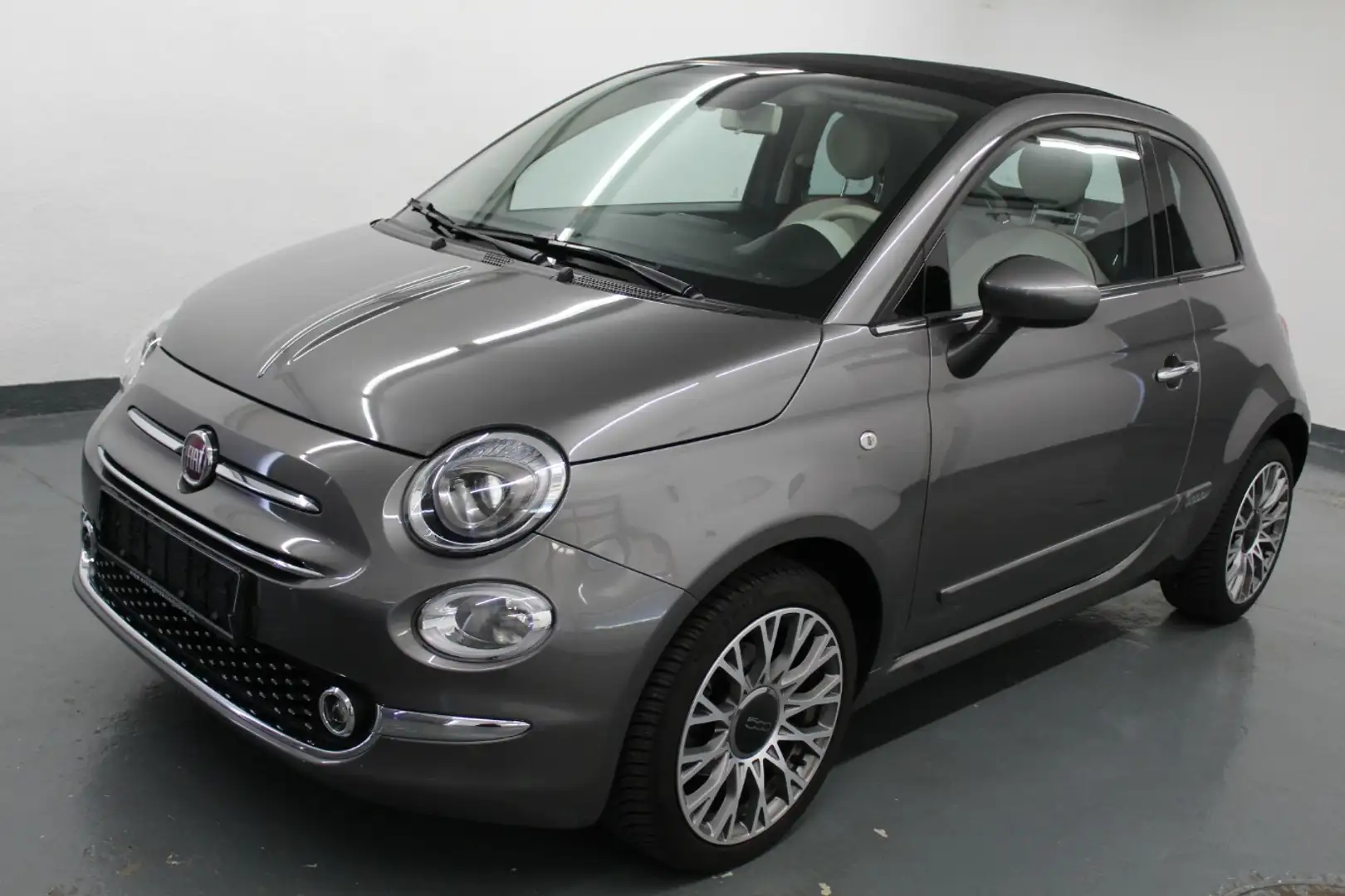 Fiat 500C 0.9 Lounge 85 Klima+Navi+Apple+16J+PDC! Gris - 1