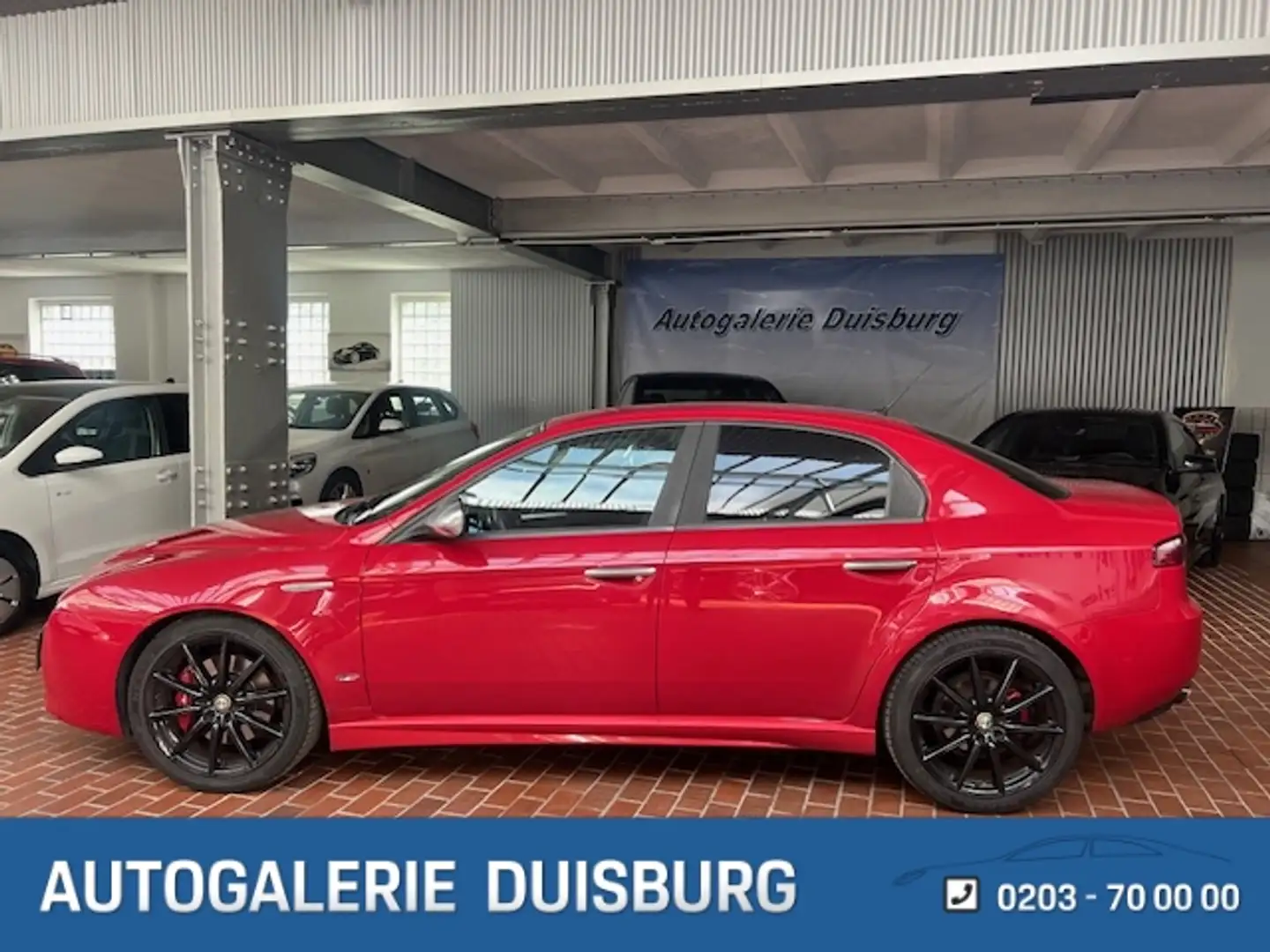 Alfa Romeo 159 2.2 JTS 16V ti Sportpaket Navi Bi-Xenon Leder SHZ Rood - 1