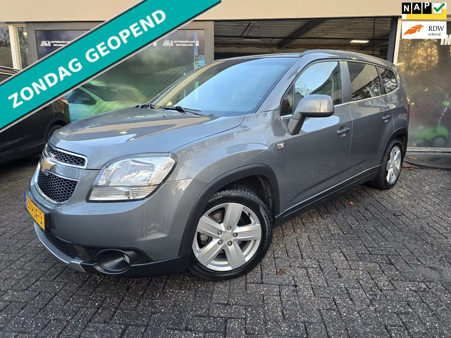 Chevrolet Orlando 1.8 LTZ | 12MND GARANTIE | 7 PERS | AIRCO | CRUISE Grijs - 1