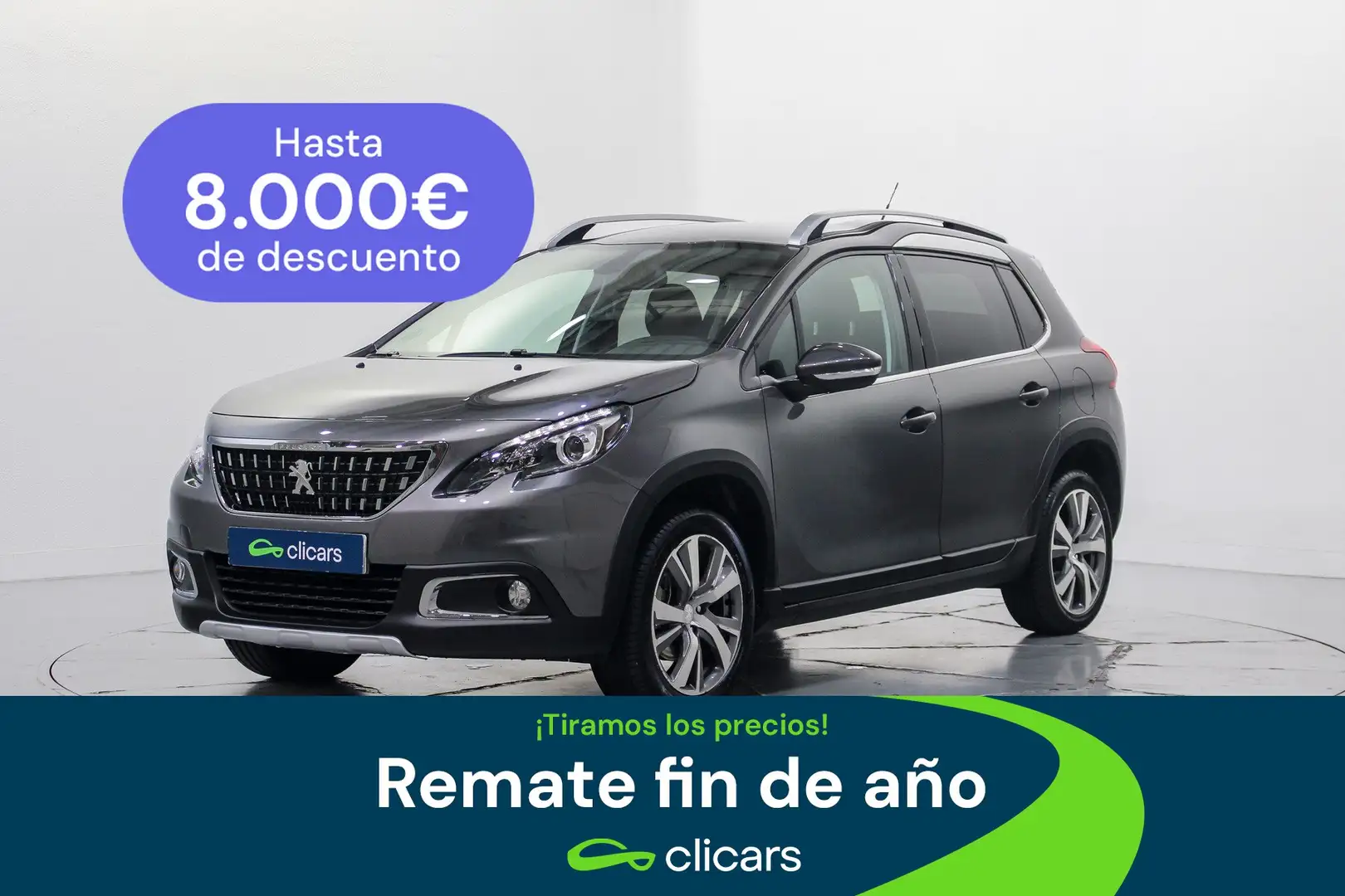 Peugeot 2008 1.2 PureTech S&S Allure 110 Gris - 1