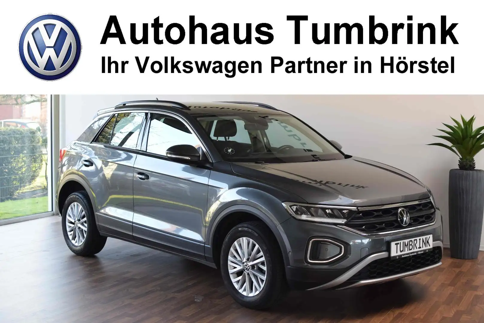 Volkswagen T-Roc Life TSI Navi ACC LED AppConnect SHZ Gris - 1