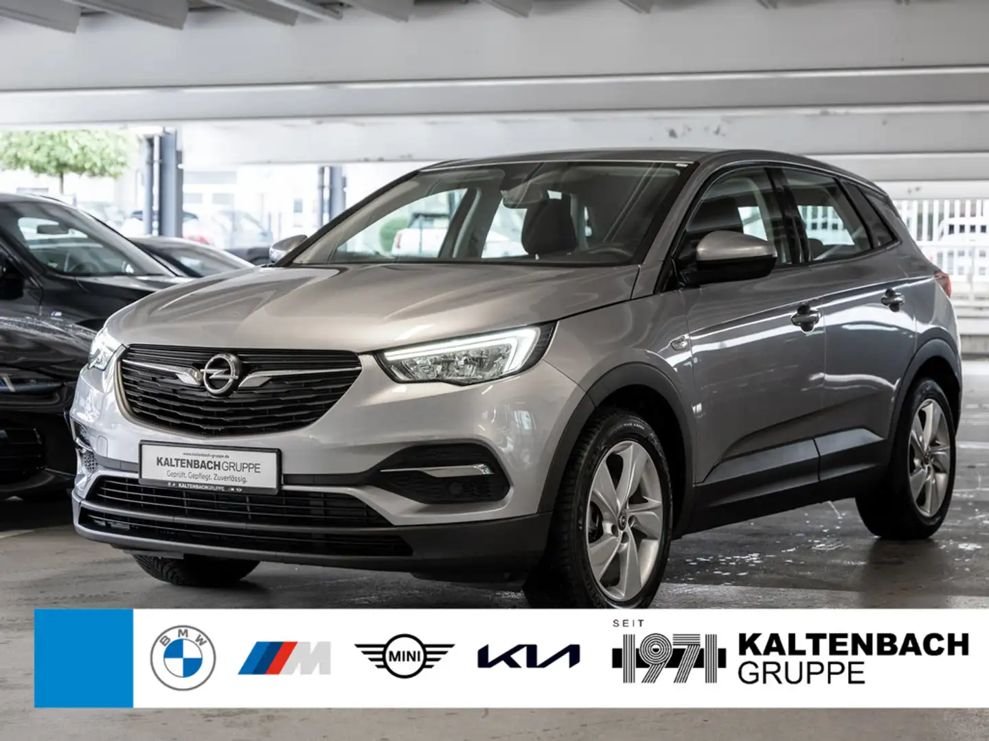 Opel Grandland X 1.2 Turbo Edition PDC KLIMA Gris - 1