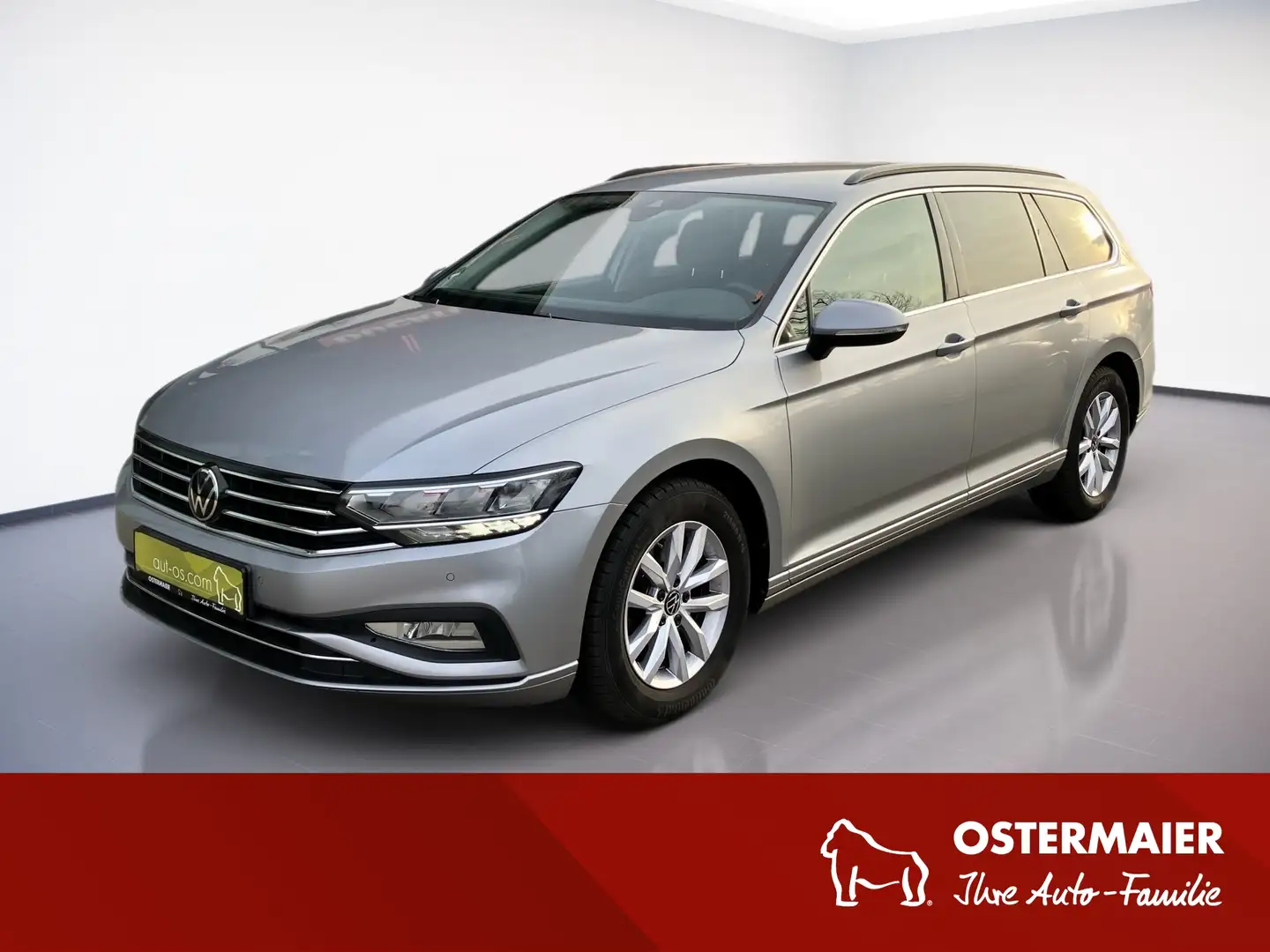 Volkswagen Passat Variant BUSINESS 2.0TDI 150PS DSG ACC.5J-G.AHK.NAVI.2xPDC. Plateado - 1