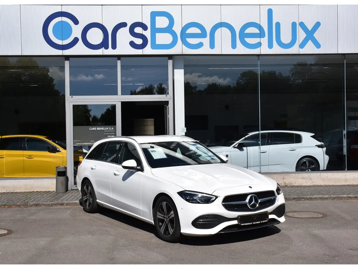 Mercedes-Benz C 200 CDI Break Avantgarde 9G-Tronic GPS CAM LANE 1° MAI Blanc - 1