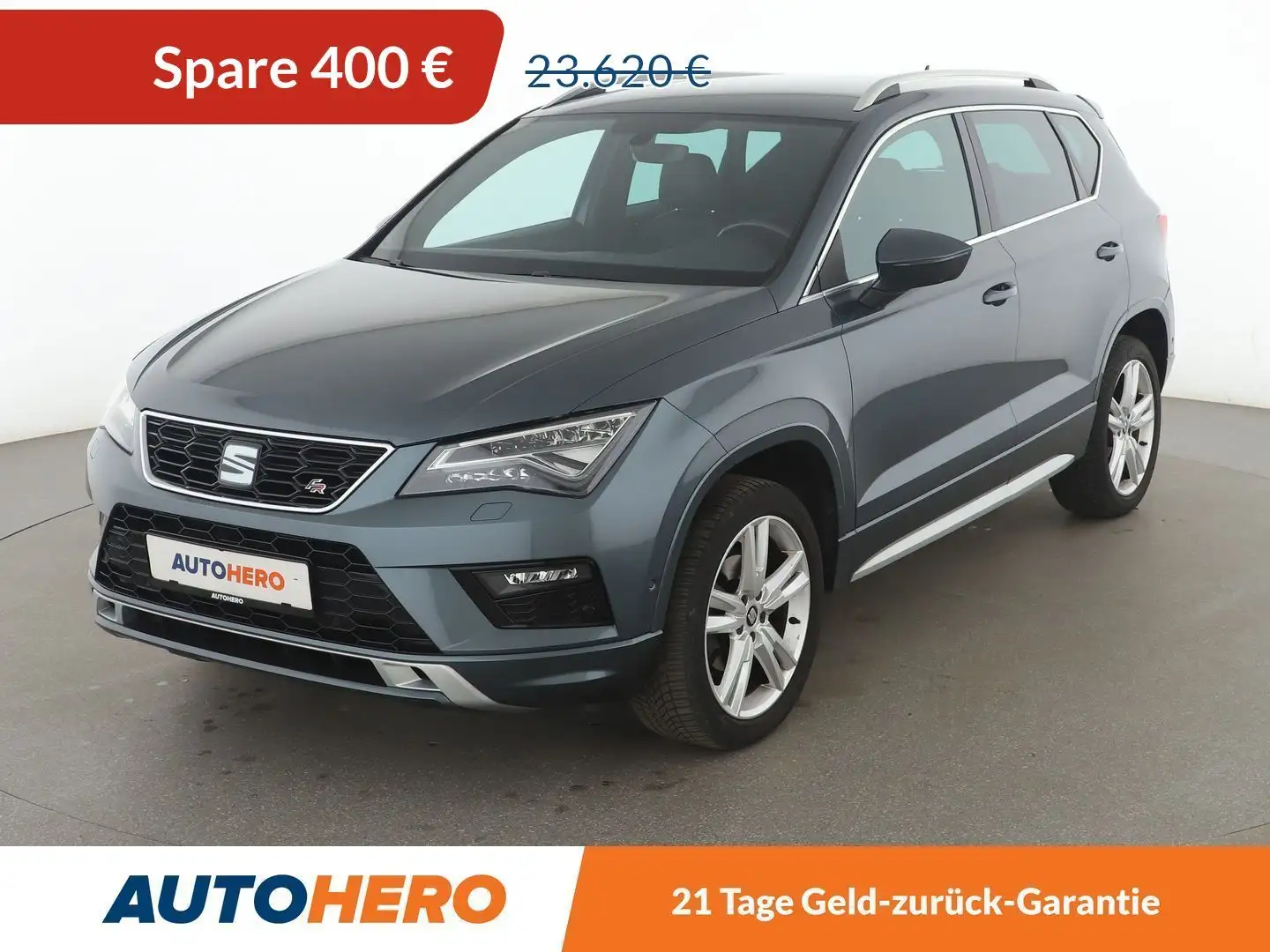 SEAT Ateca 1.5 TSI ACT FR Aut.*NAVI*LED*TEMPO*CAM*PDC*SHZ* Grau - 1