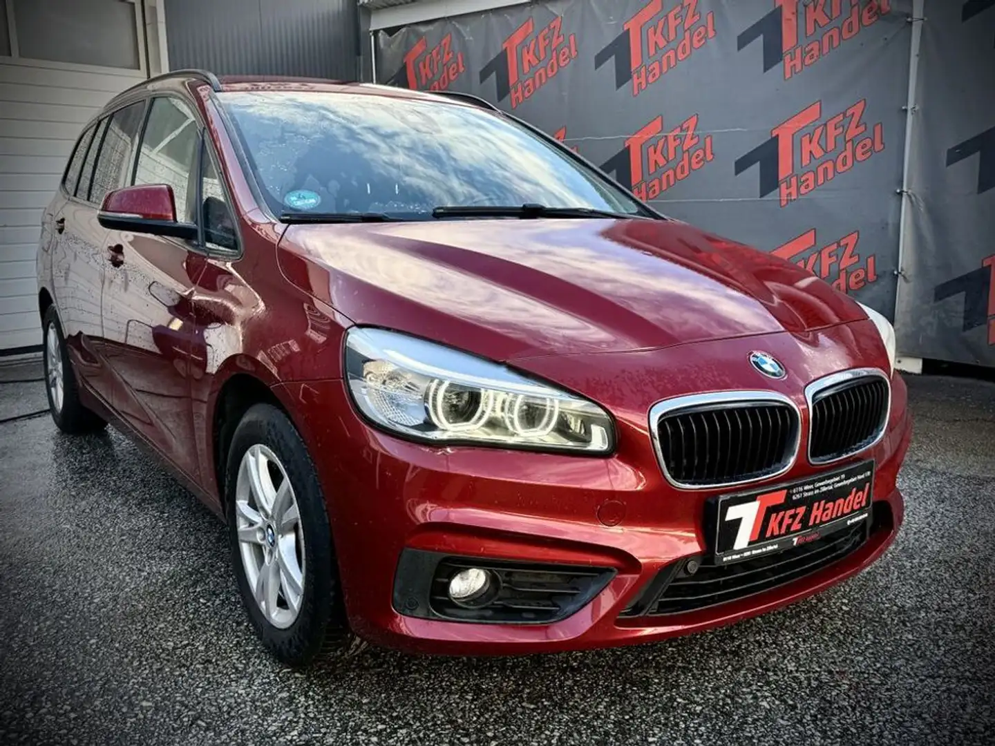BMW 218 d xDrive Advantage Rouge - 2