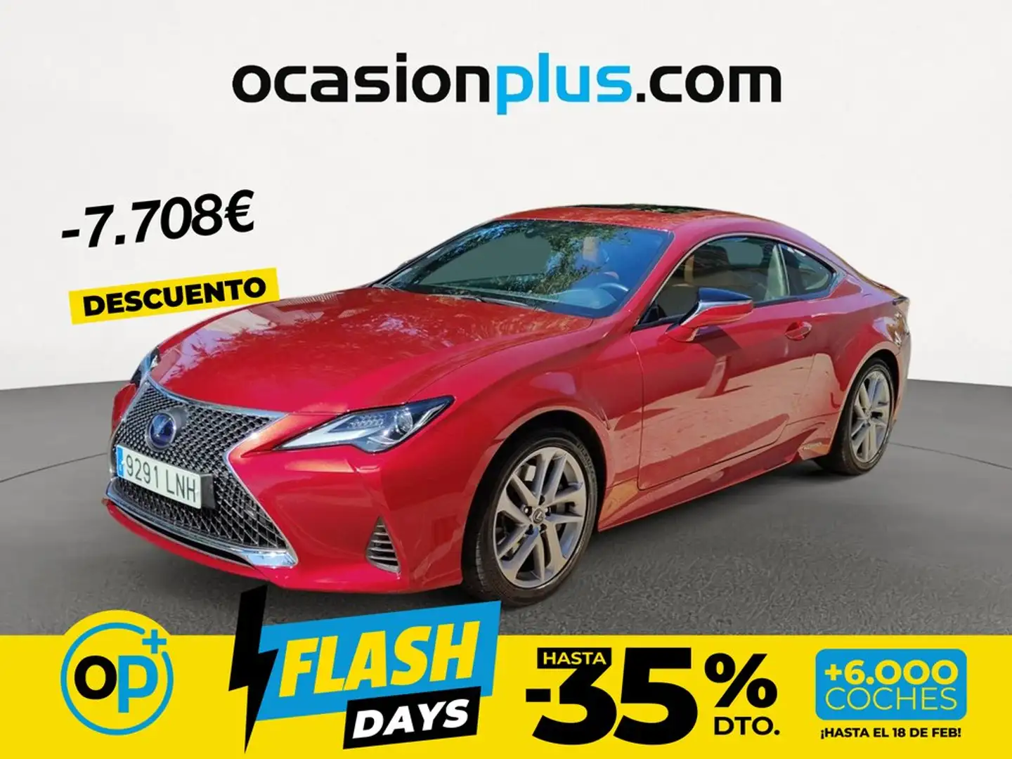 Lexus RC 300h Executive Rot - 1