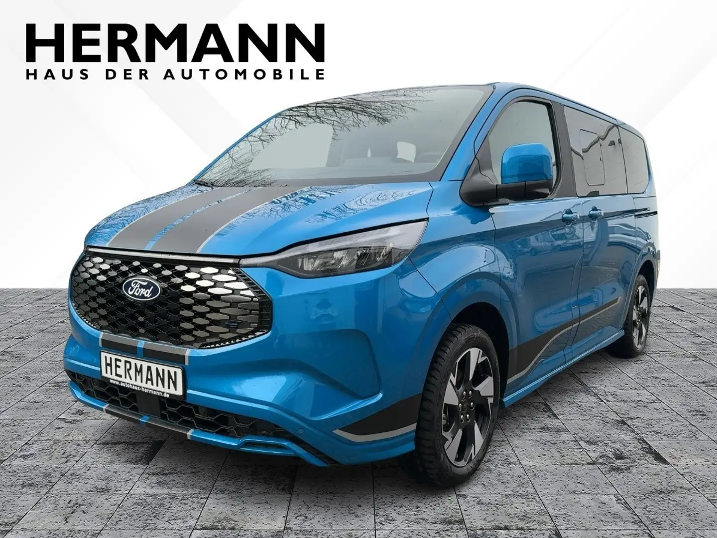 Ford Tourneo Custom V710 TOURNEO 340L1 ZE 218PS A1 RW Blau - 1