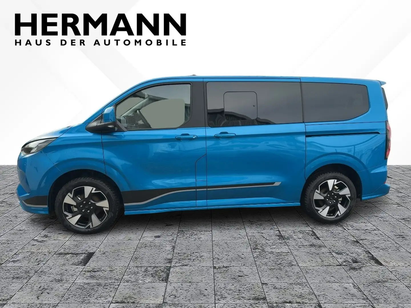 Ford Tourneo Custom V710 TOURNEO 340L1 ZE 218PS A1 RW Blau - 2