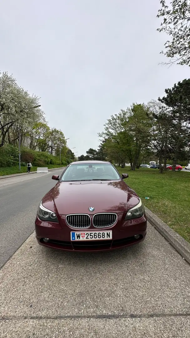 BMW 545 545i Aut. Kırmızı - 2