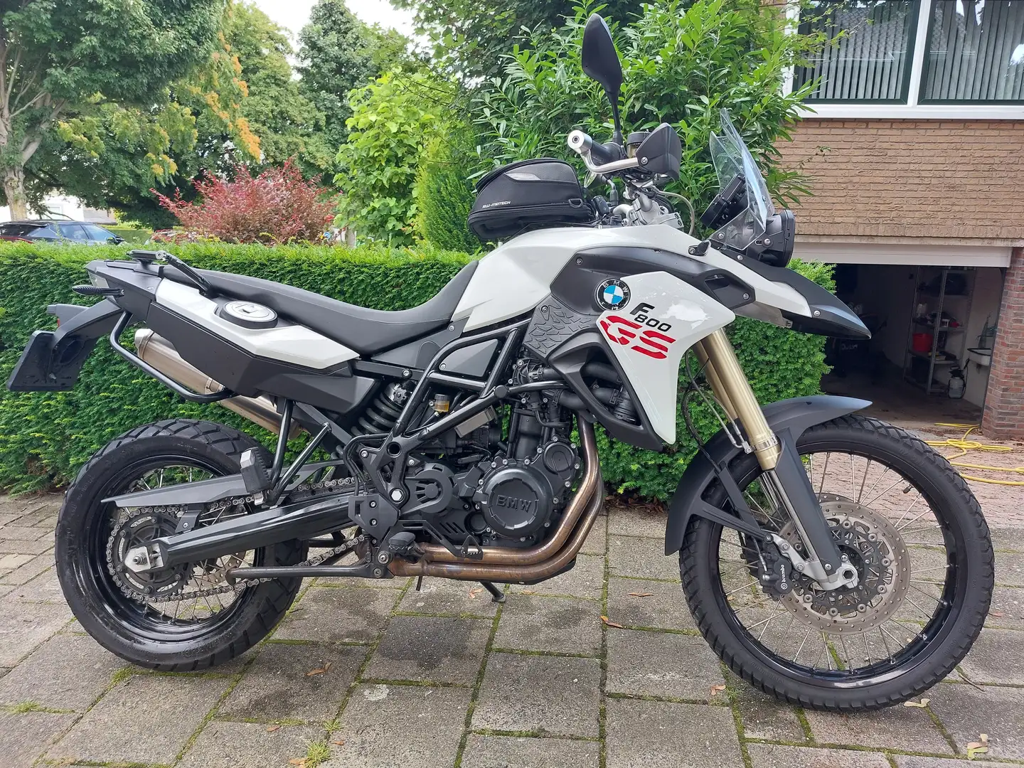 BMW F 800 GS -- Lage km stand, incl. toebehoren Wit - 2