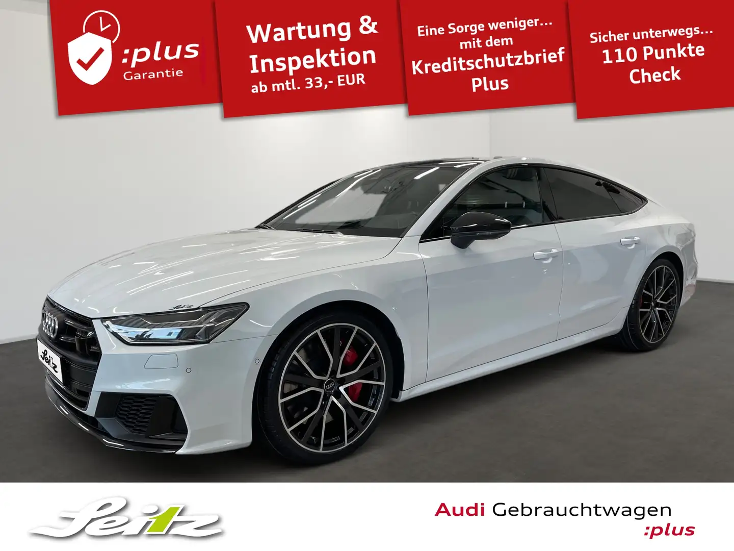 Audi S7 Sportback 3.0 TDI quattro *AHK*HEAD-UP*LASER*PANO* Wit - 1