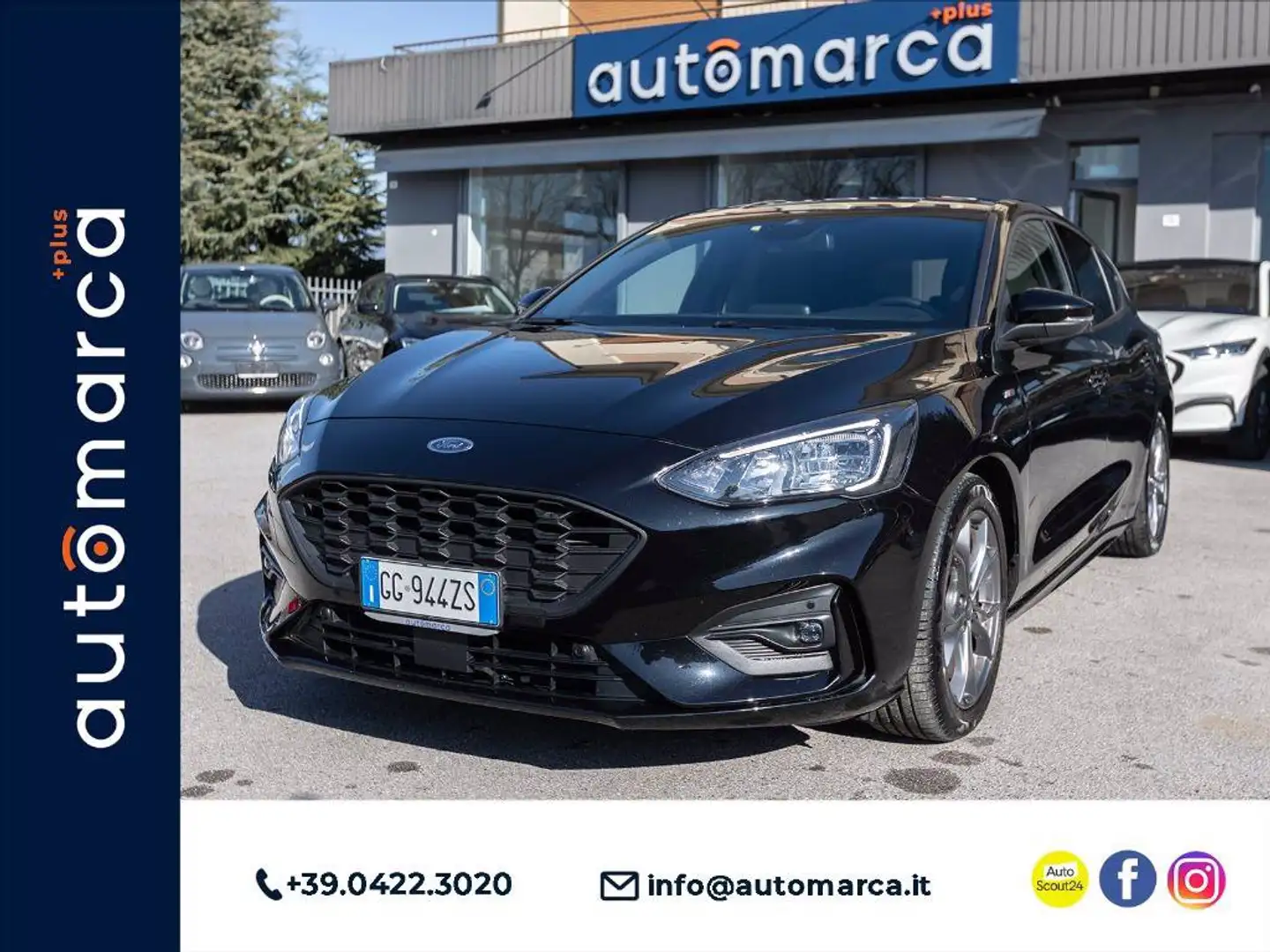 Ford Focus 1.0 ecoboost h ST-Line s&s 125cv my20.75 Fekete - 1
