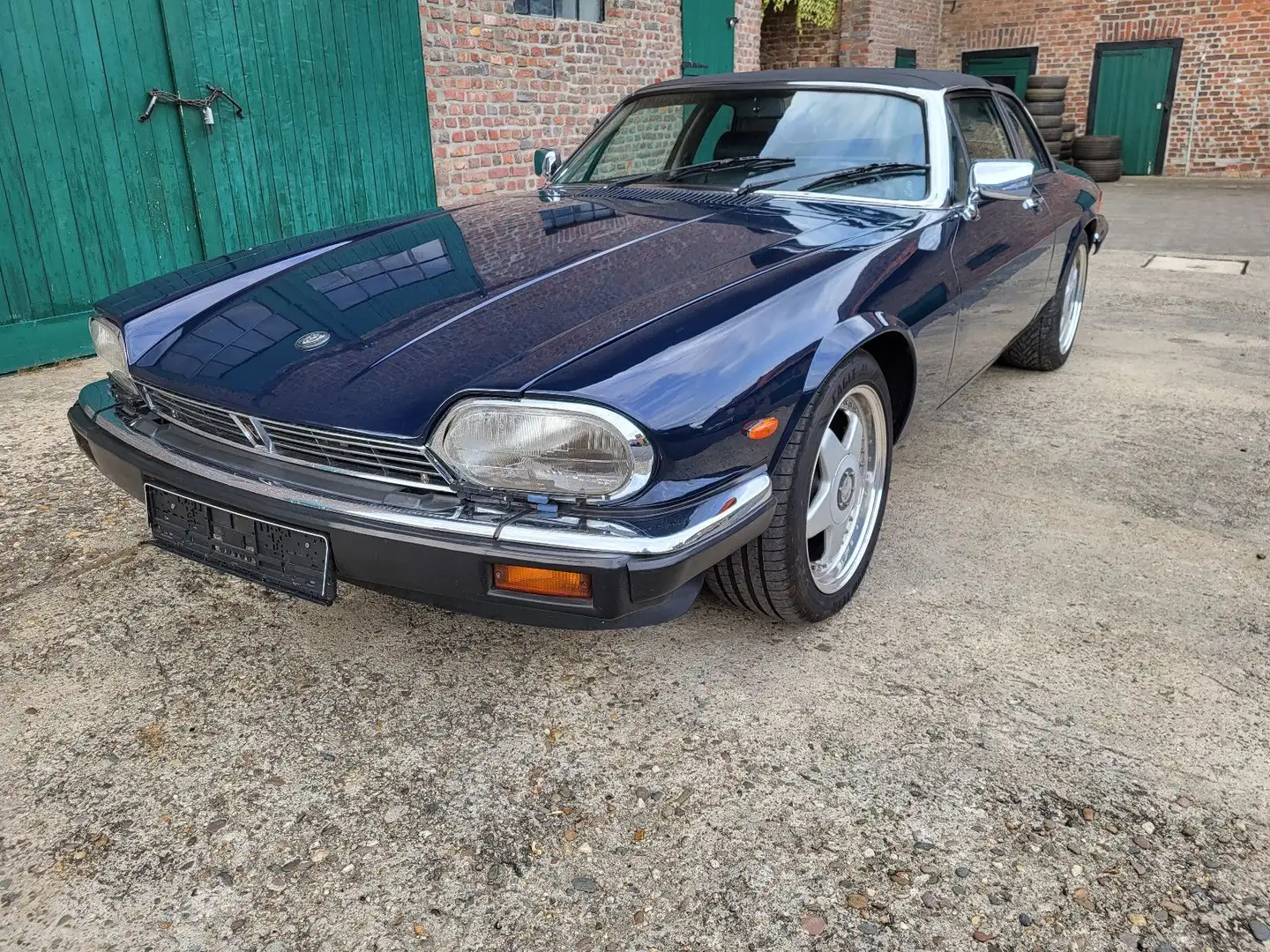 Jaguar XJSC 5,3 HE V12 Targa Deutsches Fahrzeug Histori Albastru - 2