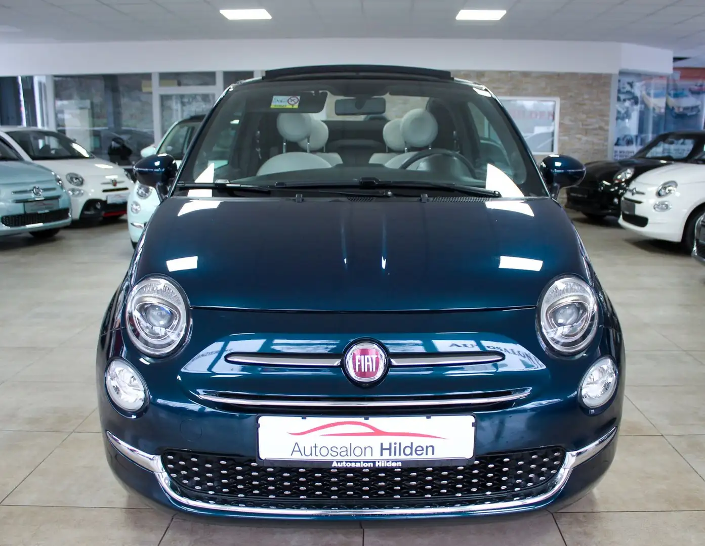 Fiat 500C 1.0 DolceVita Cabrio Carplay PDC 1.Hand Blau - 2