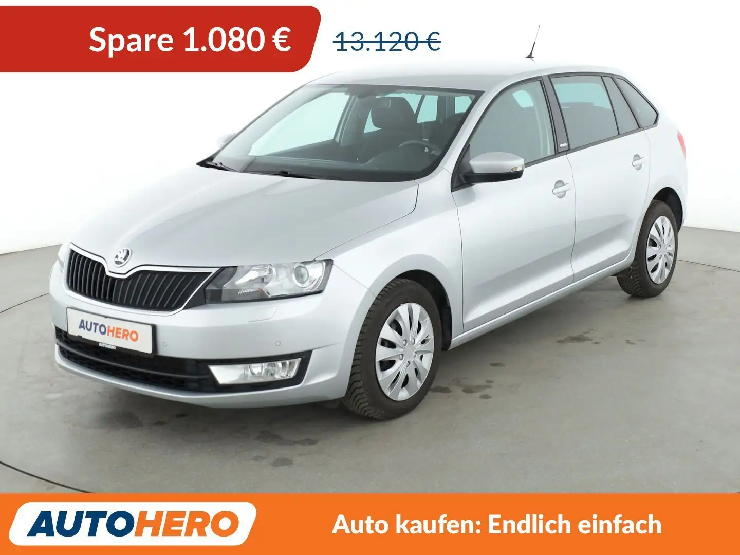 Skoda Rapid/Spaceback 1.4 TDI Joy Aut.*NAVI*XENON*TEMPO*PDC*SHZ* Grau - 1