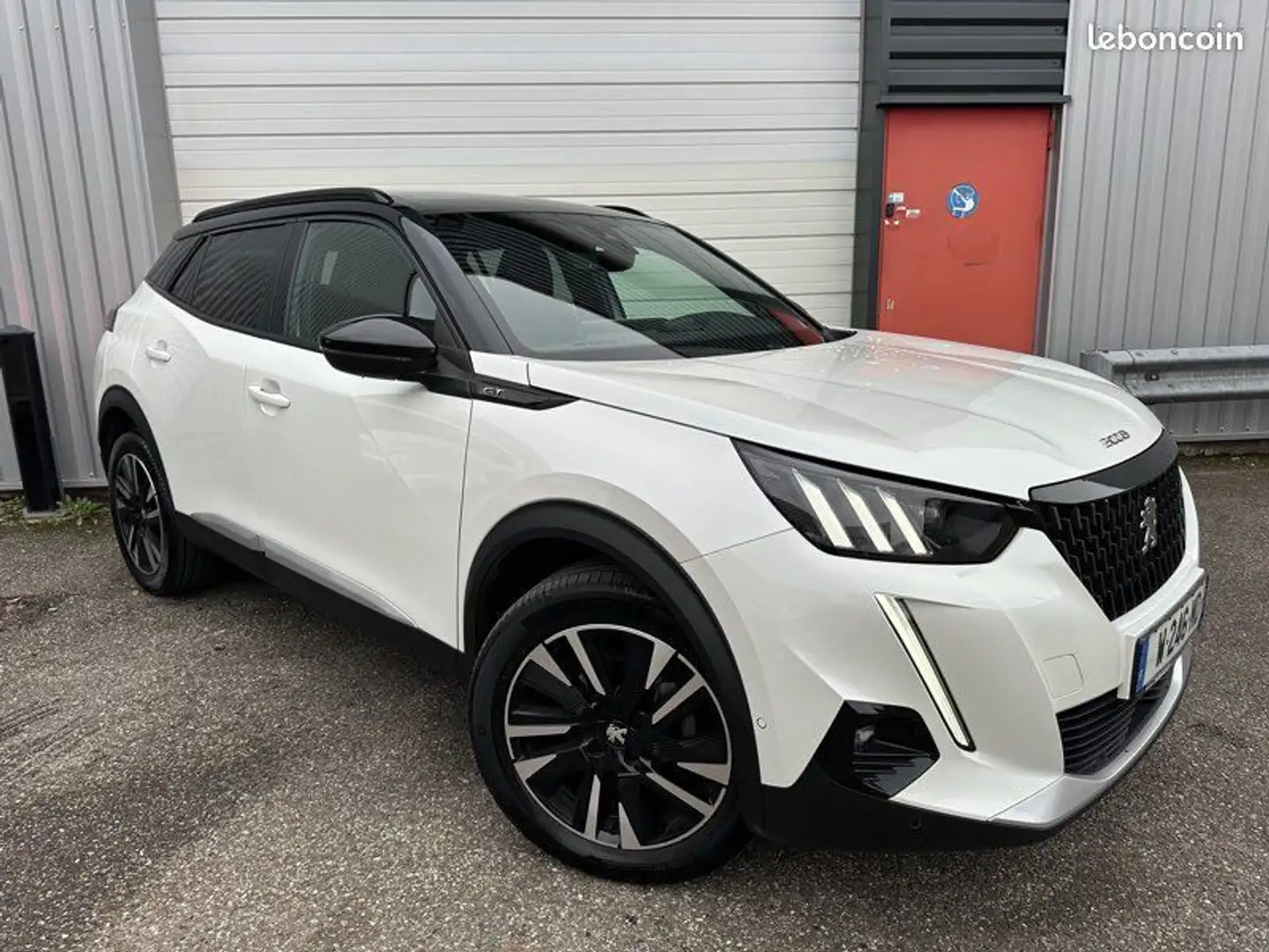 Peugeot 2008 ii 1.2 puretech 130 s&s gt pack eat8 pano Blanc - 1