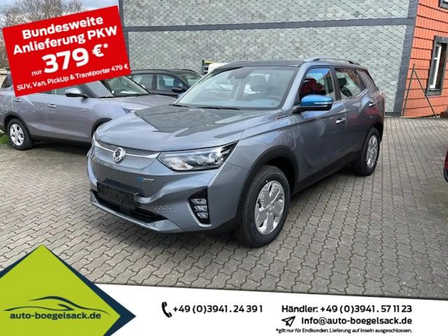 SsangYong Korando E-MOTION BRONZE+WÄRMEPUMPE+7J.GARANTIE+ Gri - 1