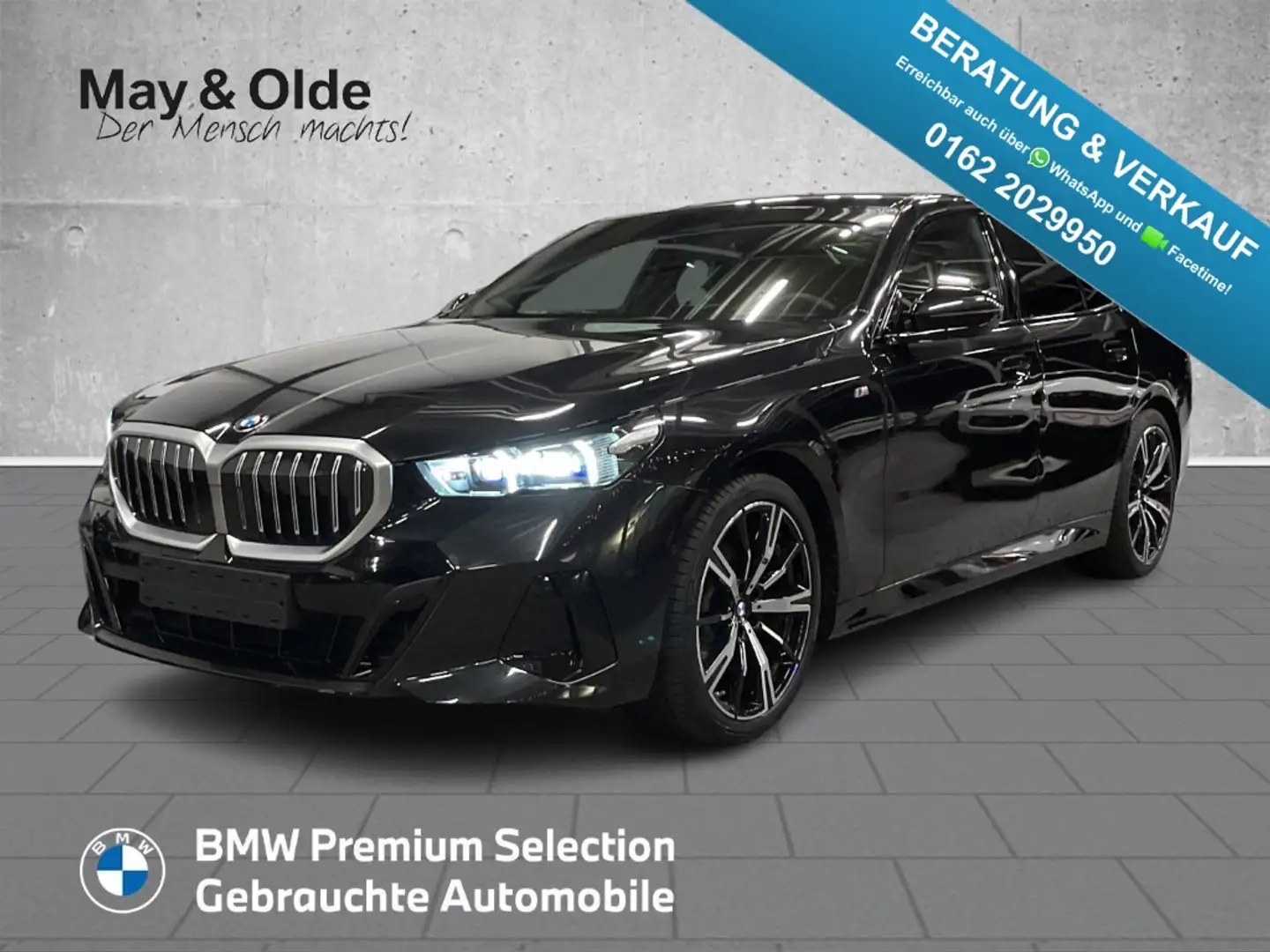 BMW 520 i M Sportpaket LED ACC AHK Navi Soundsystem-HK Kli Schwarz - 1