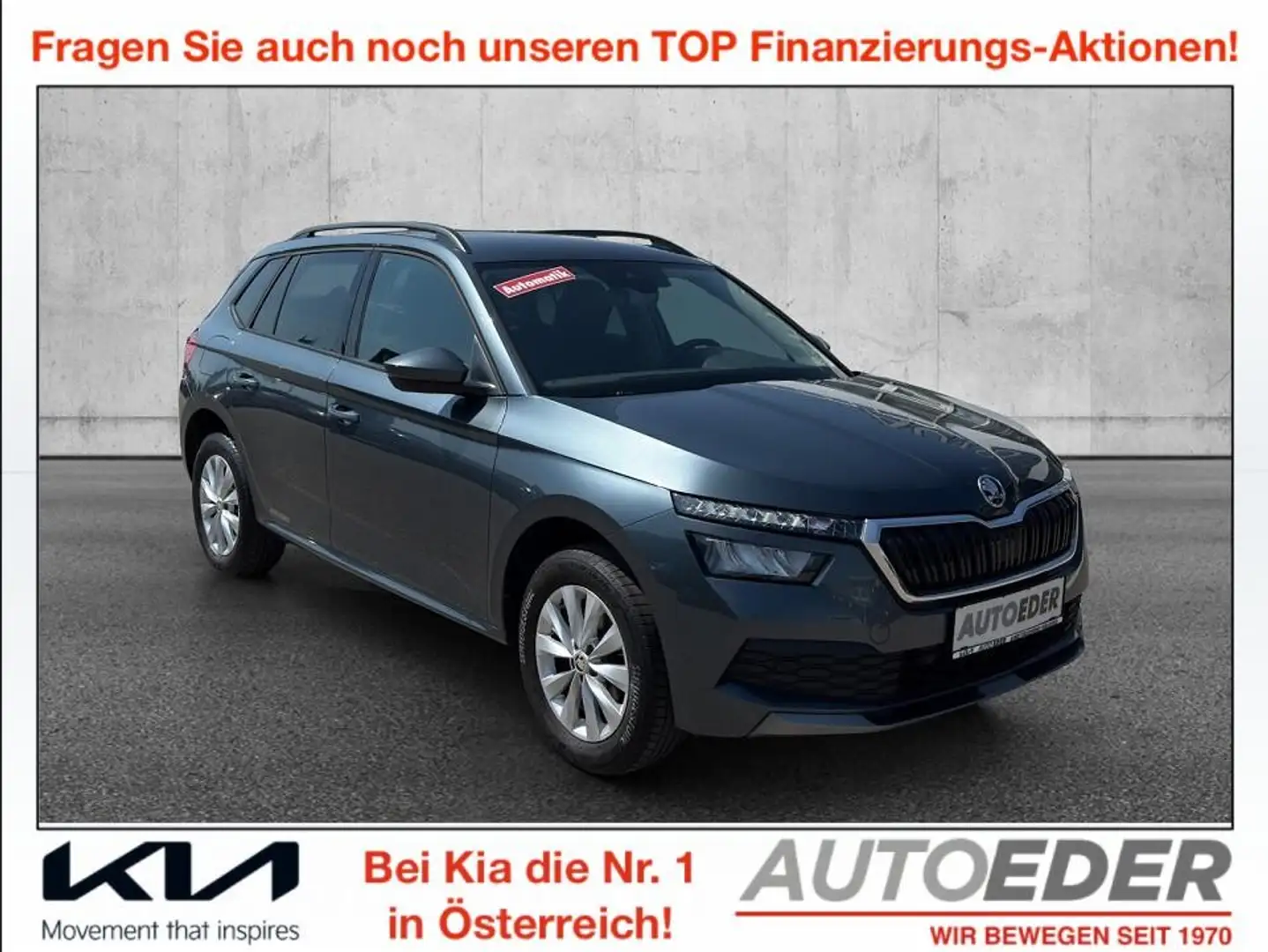 Skoda Kamiq 1,0 TSI Ambition DSG Grau - 1