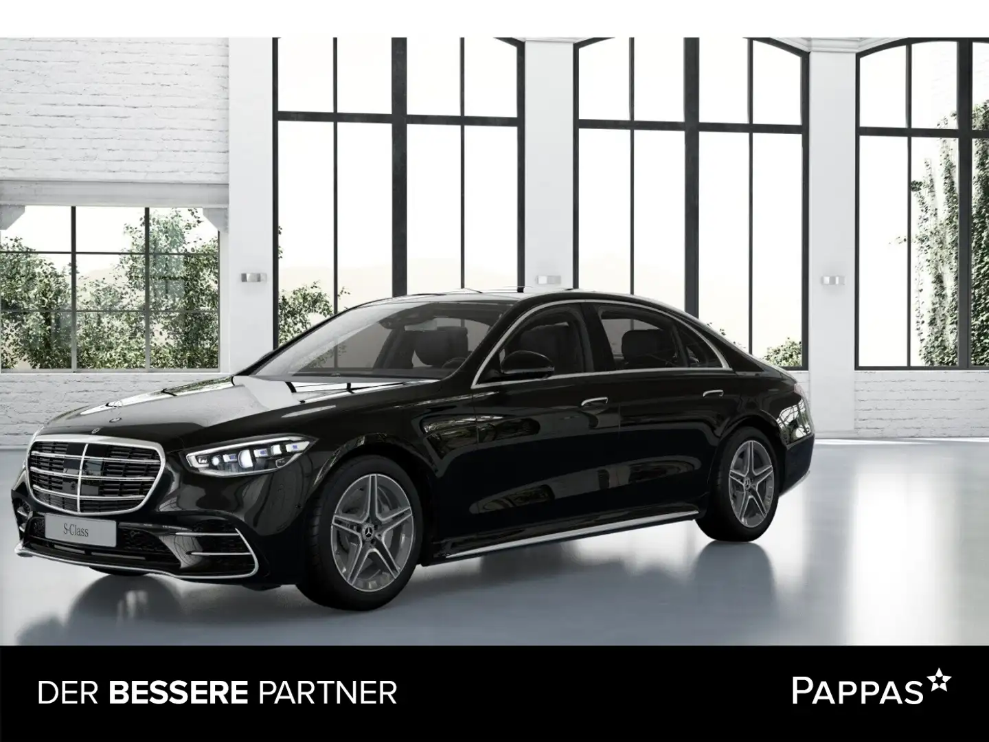 Mercedes-Benz S 400 d 4MATIC Limousine lang Totw Distr PTS LED Schwarz - 1